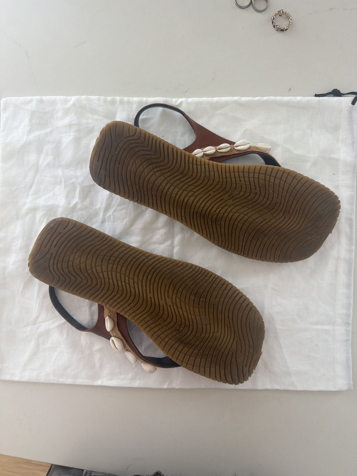 Acne Studios Acne Puka shell sandals Size US 12 / EU 45 - 2 Thumbnail