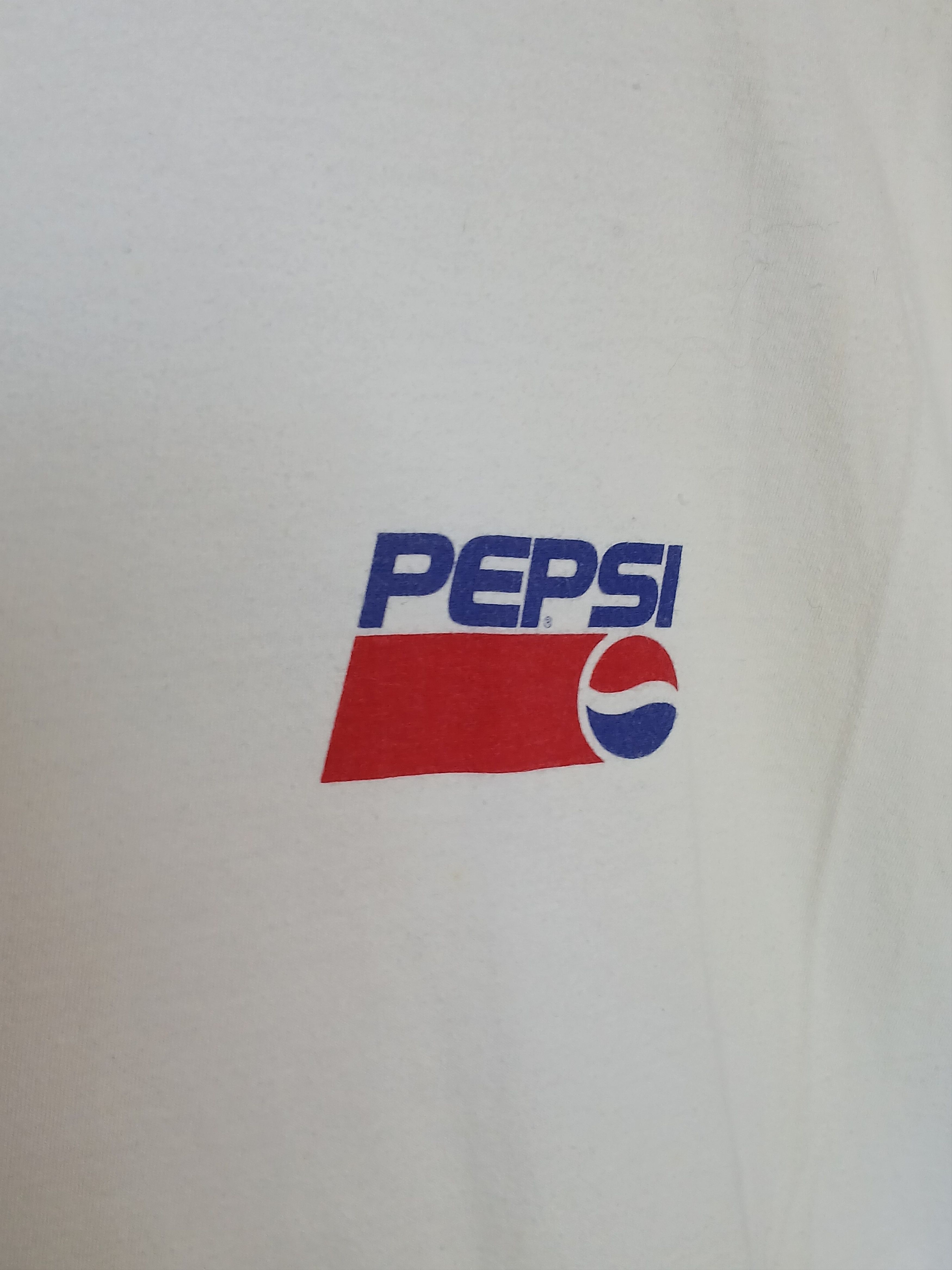 Pepsi × Vintage Vintage Pepsi T-Shirt Size US XL / EU 56 / 4 - 4 Thumbnail