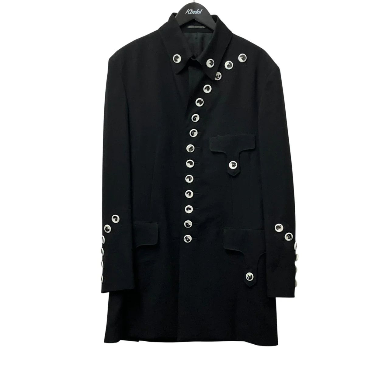 Yohji Yamamoto Yohji Yamamoto pour homme/ 19AW White Button Jacket Size US M / EU 48-50 / 2 - 1 Thumbnail