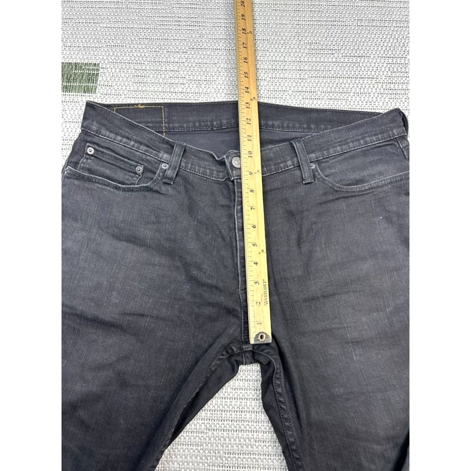 Levi's Levis 514 Jeans Mens 36 Black Denim Straight Fit 36x32 Jeans Mens Black Denim Straight 514 Size US 36 / EU 52 - 6 Thumbnail
