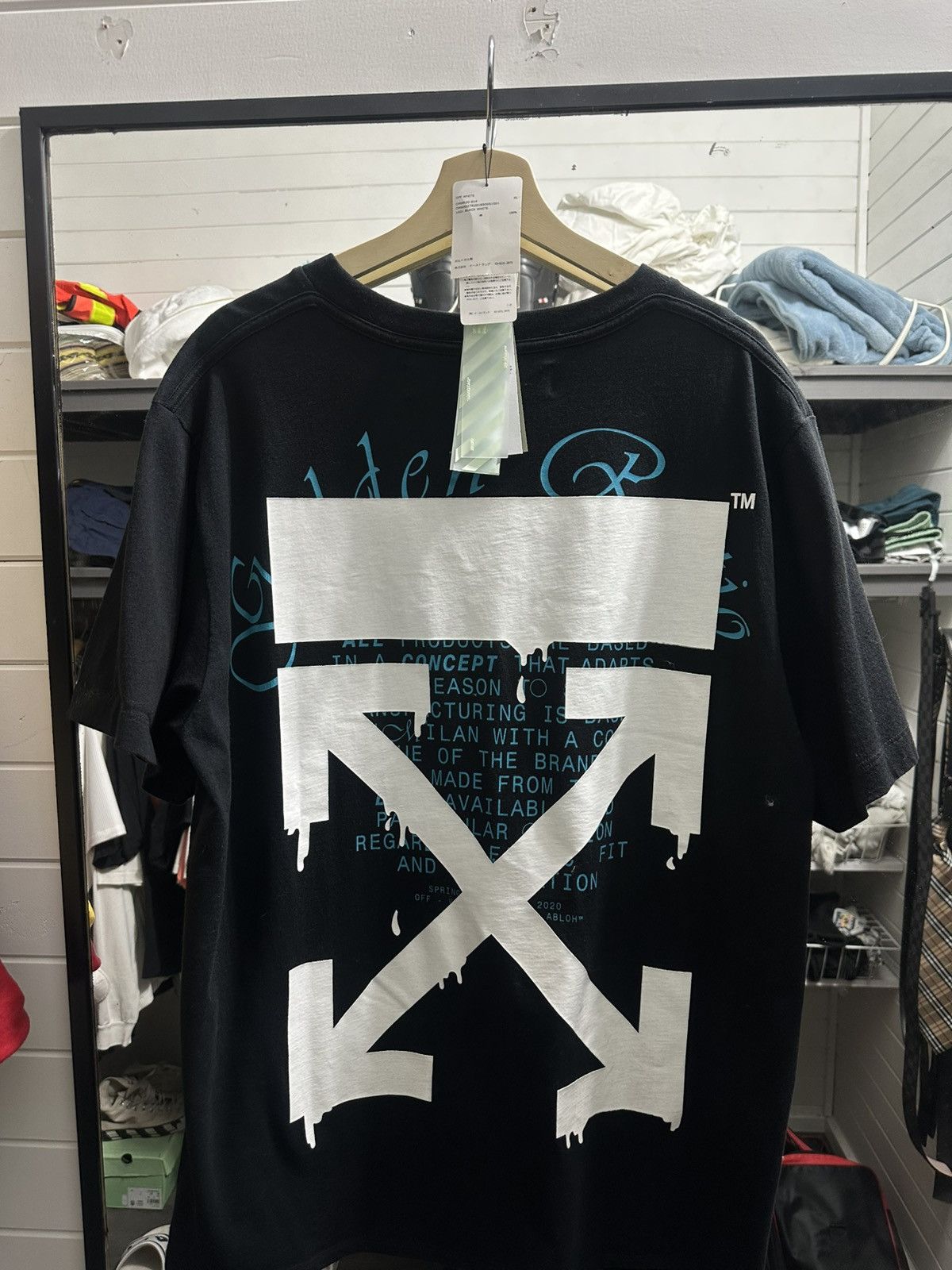 Off White Dripping Arrows | Grailed