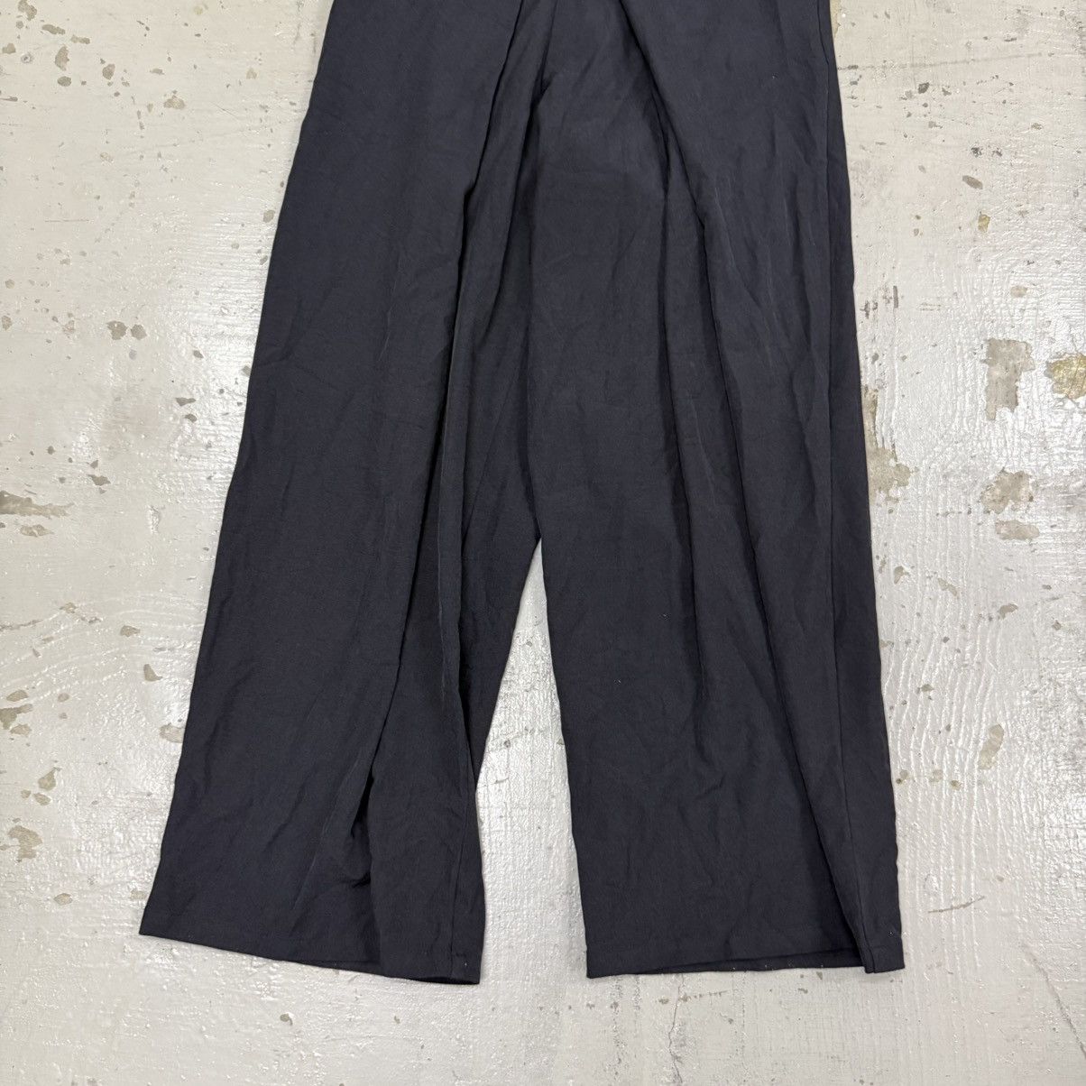 Japanese Brand Japanese Brand Loewe Style Pleated Wide Pants Yohji Yamamoto Size US 28 / EU 44 - 2 Thumbnail