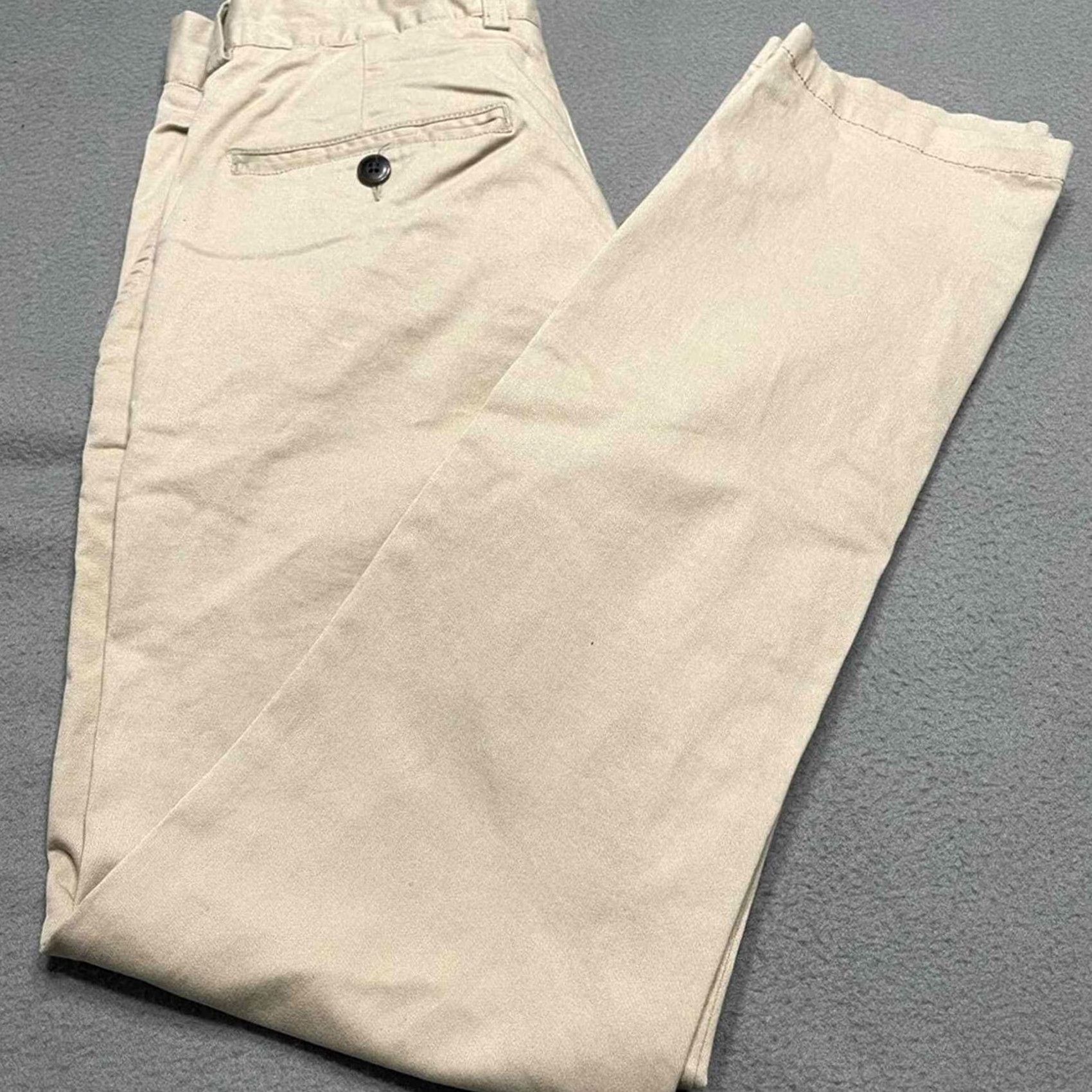 Vintage Frank & Oak Womens Pants Regular Size 6 28in Tan Straight Rise Mid"} Size 28" / US 6 / IT 42 - 6 Thumbnail