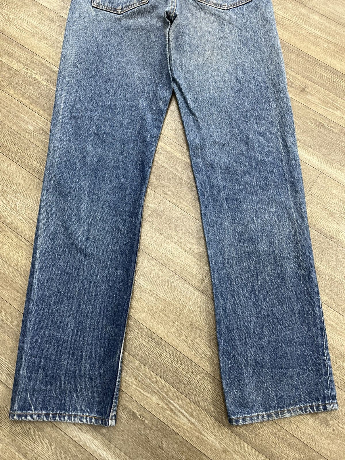 Levi's Vintage Clothing 🇺🇸1990s Vintage Levis 501 33x34 Straight Leg Blue Jeans Size US 33 - 15 Thumbnail