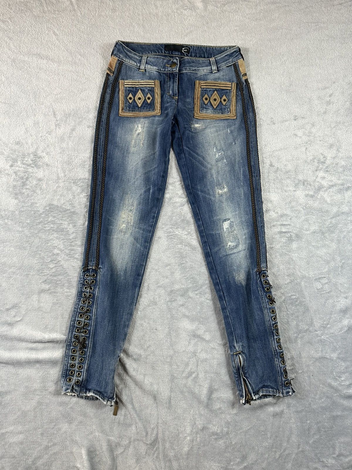 Just Cavalli × Vintage Just Cavalli vintage jeans Size 28" / US 6 / IT 42 - 1 Thumbnail