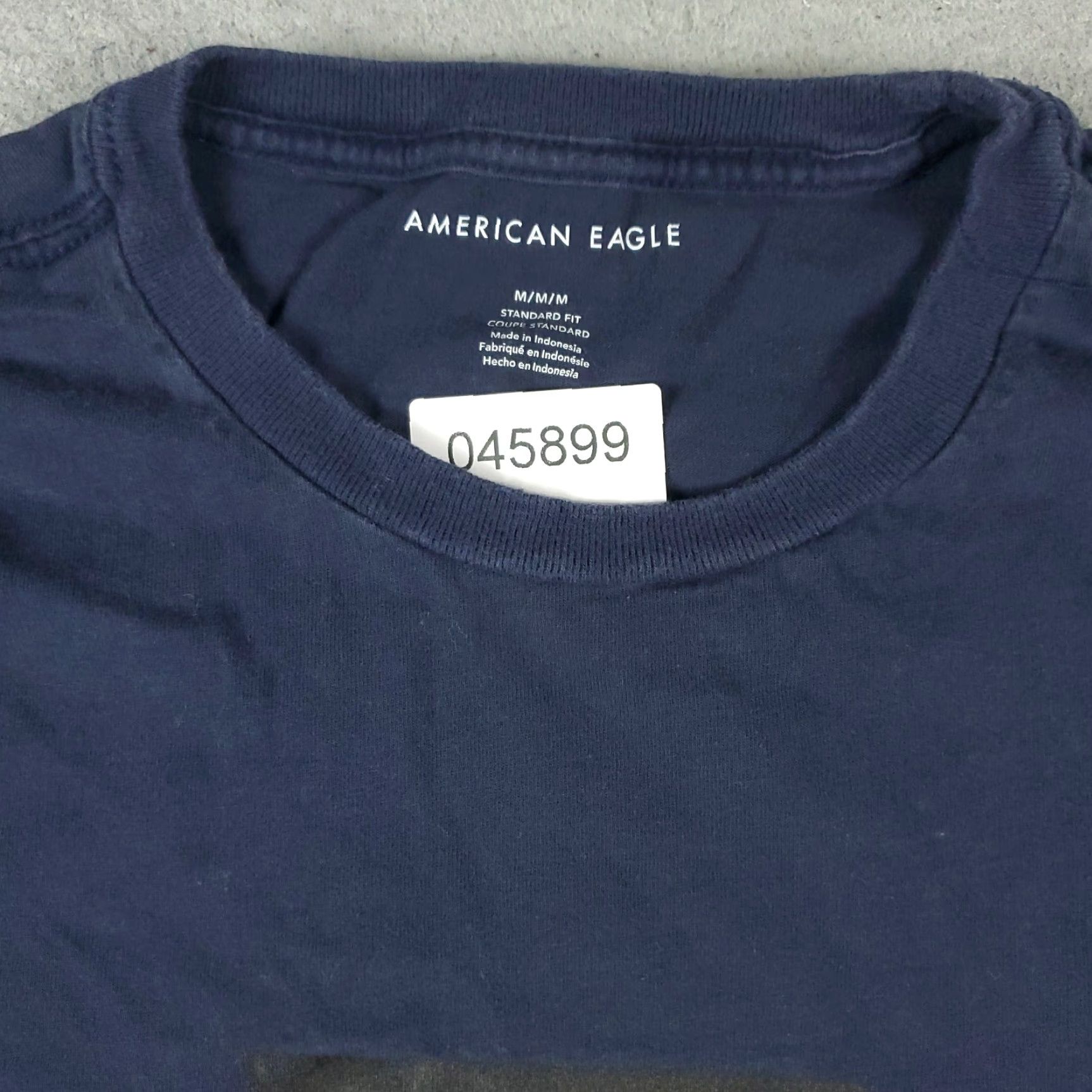 American Eagle Outfitters American Eagle Outfitters T-Shirt Men M Blue Short Sleeve Crew Neck Logo Solid Casual All Seasons Size US M / EU 48-50 / 2 - 3 Thumbnail