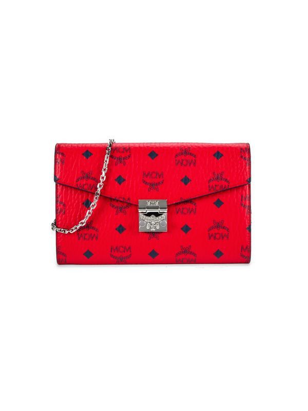 MCM o1mt1gz0225 Size: OS / Fold Large Wallet in Red Size ONE SIZE - 1 Thumbnail