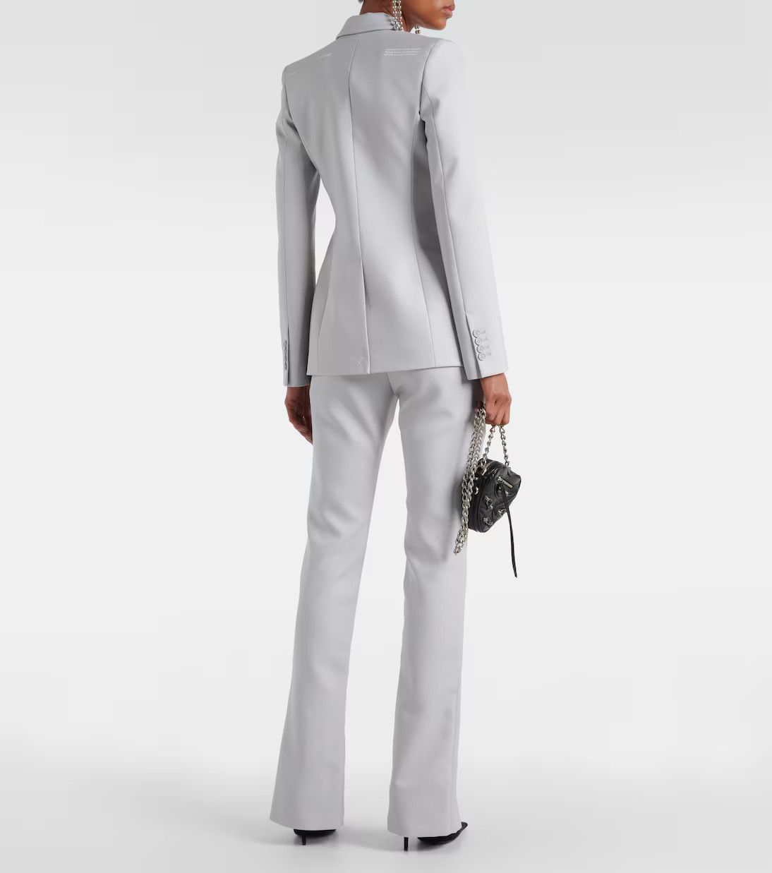 Off-White o1y1125 Blazer in Light Gray Size XS / US 0-2 / IT 36-38 - 3 Thumbnail