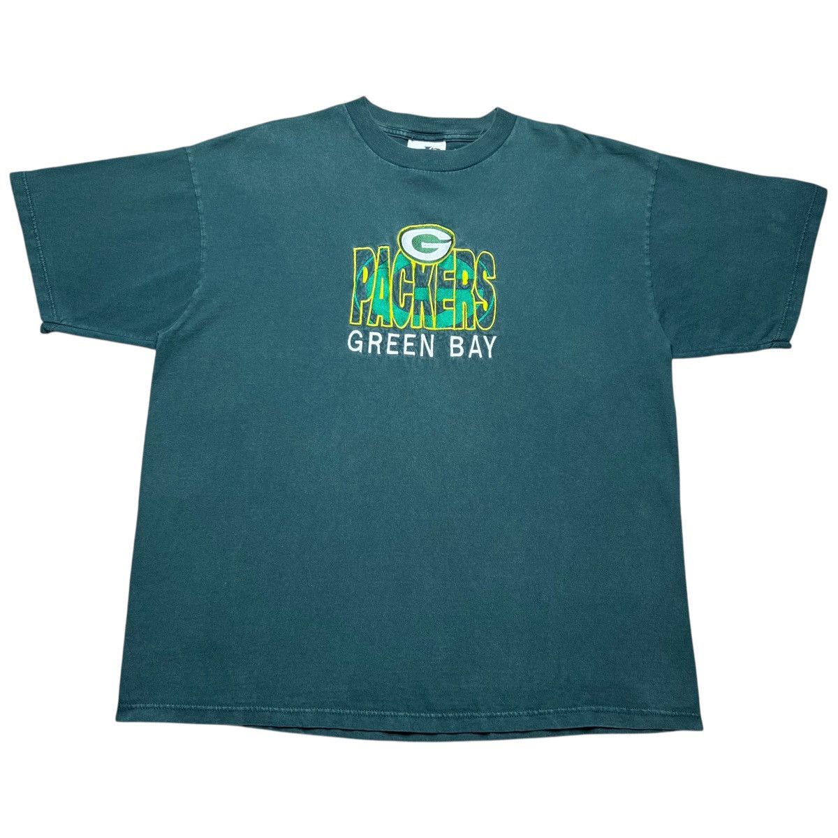 Logo Athletic 90s NFL Green Bay Packers Logo Athletic Embroidered T-Shirt Size US XXL / EU 58 / 5 - 1 Thumbnail