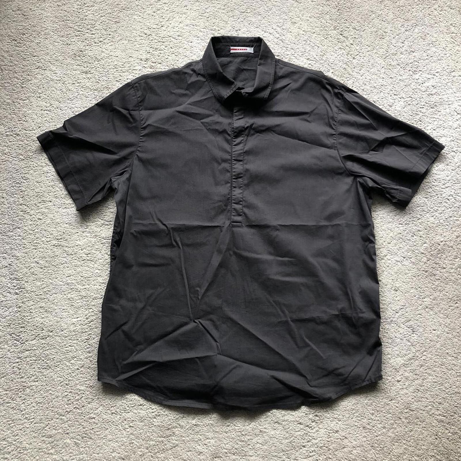 Prada Prada 1/2 Button Shirt Size US L / EU 52-54 / 3 - 1 Thumbnail
