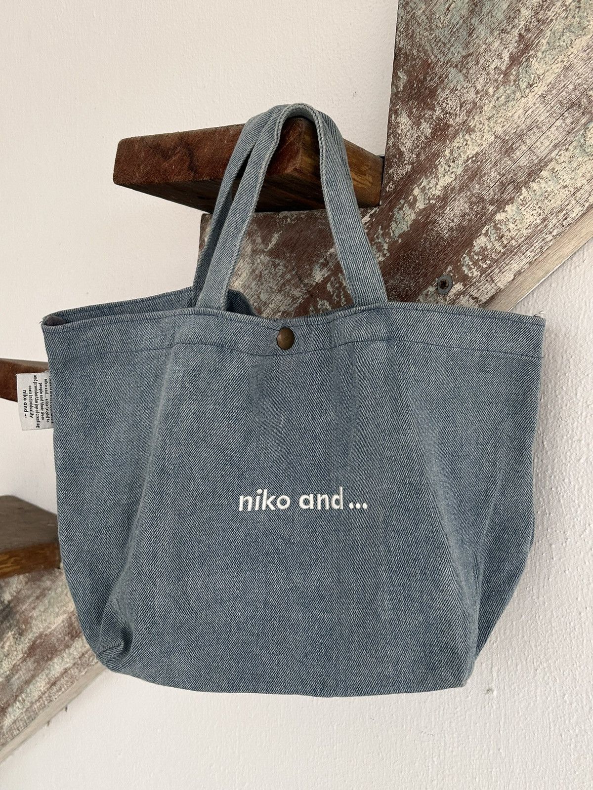 Issey Miyake Niko and … mini totebag spellout Size ONE SIZE - 1 Thumbnail