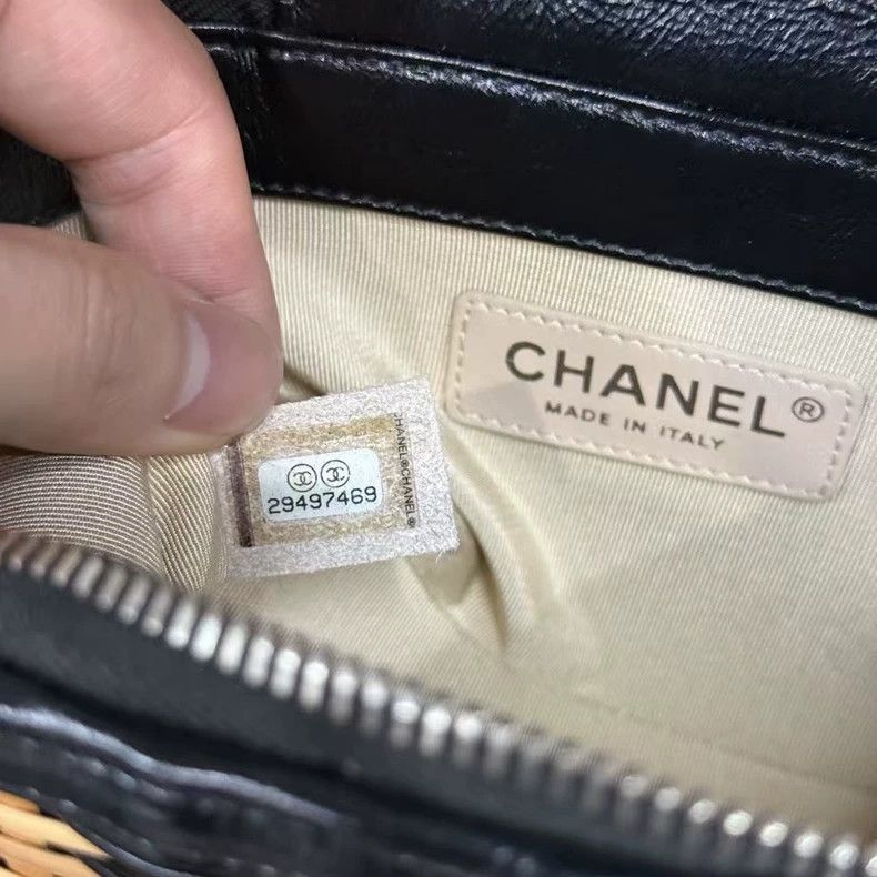 Chanel Chanel Black Bamboo Woven Bag Box -2505 Size ONE SIZE - 8 Thumbnail