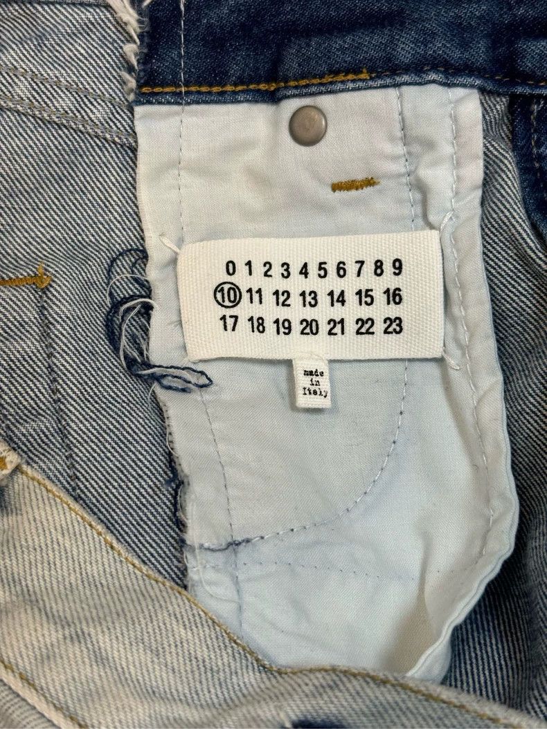 Maison Margiela Maison Margiela Line 10, stitching, deconstruction, jeans Size 31" - 8 Thumbnail
