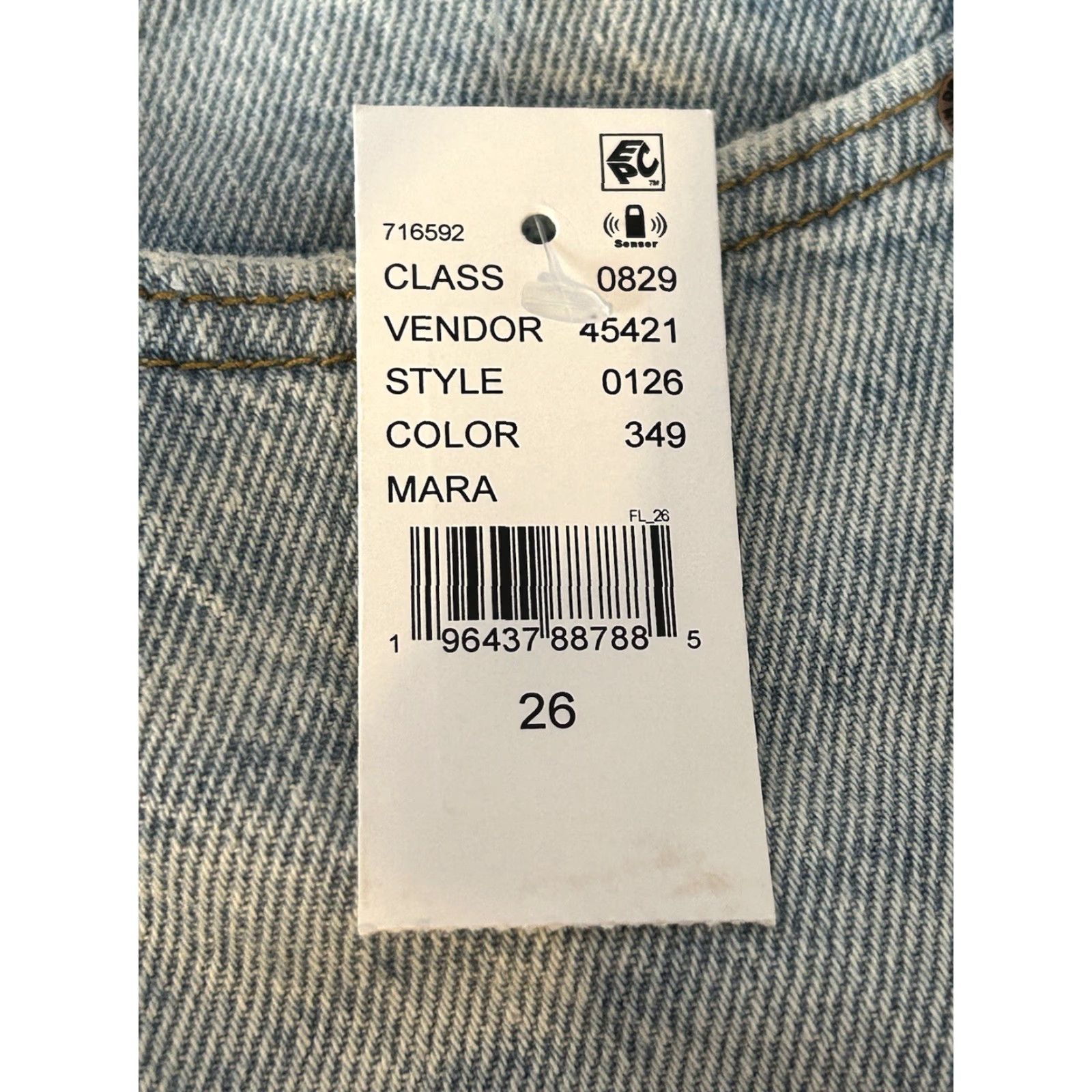 Pacsun NWT PacSun Womens High Rise Relaxed Shorts Button Fly Blue Size 26 Regular Womens Size 26" / US 2 / IT 38 - 6 Thumbnail