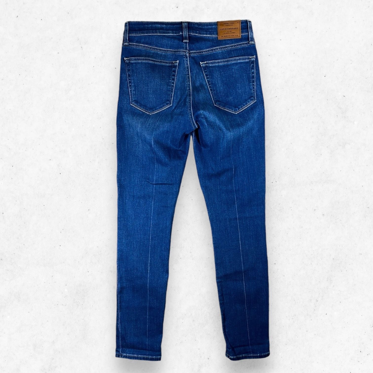 Lucky Brand Lucky Brand Hayden Skinny Women's 2/26 Ankle Blue Stretch Size 26" / US 2 / IT 38 - 2 Thumbnail