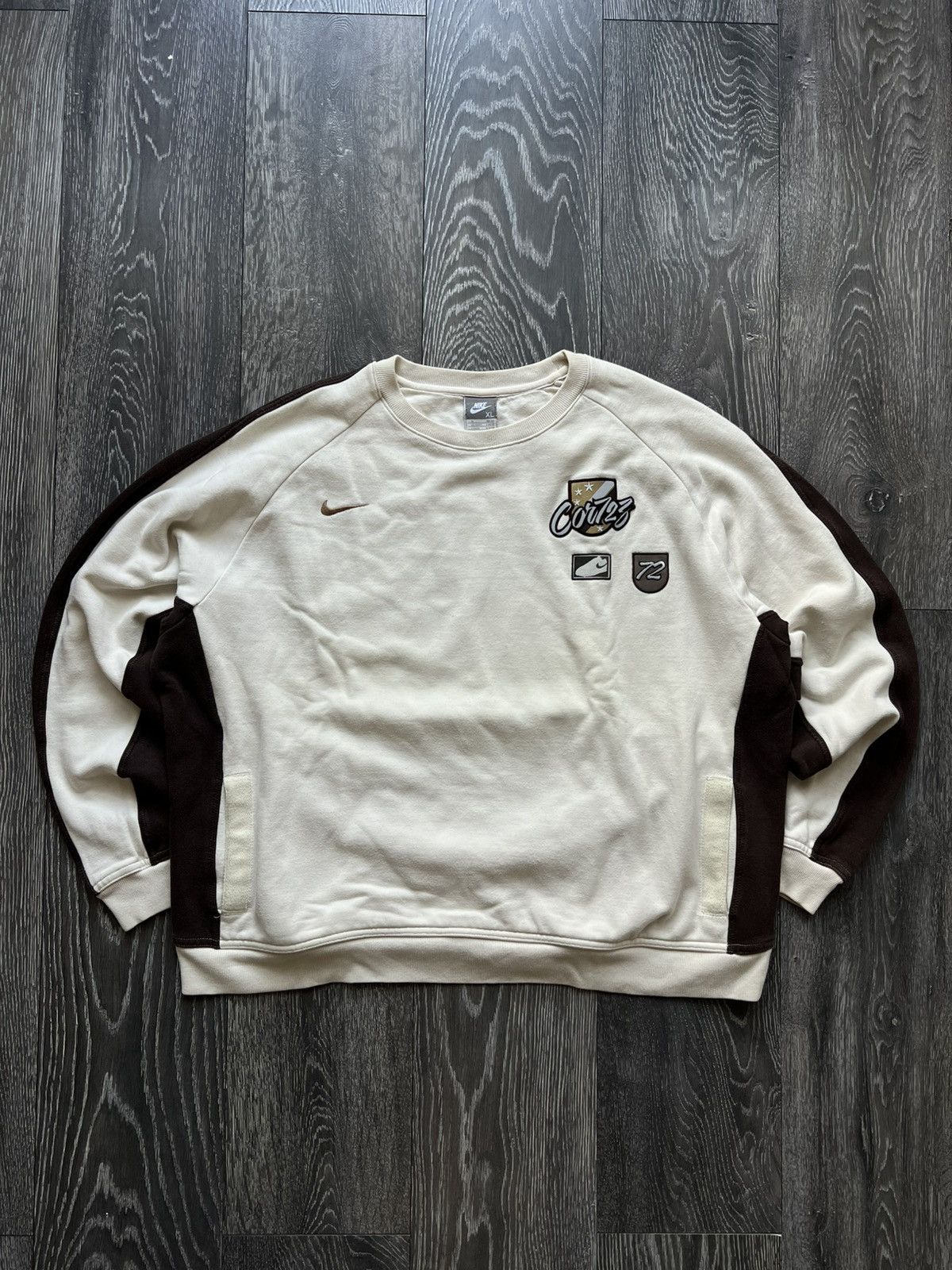 Nike × Vintage Nike Cortez Vintage Sweatshirt Streetwear 90s Drip Size US XL / EU 56 / 4 - 1 Thumbnail