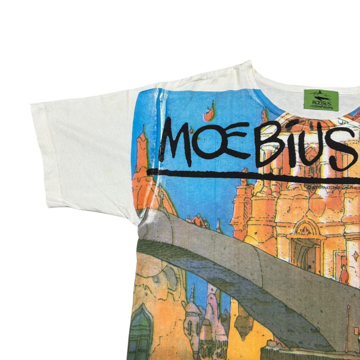 Art Comes First Vintage Jean Giraud Moebius Starwatcher Graphics Art Shirt Size US M / EU 48-50 / 2 - 2 Thumbnail