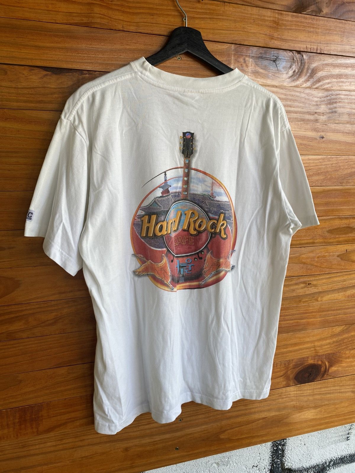 Hard Rock Cafe Vintage Hard Rock Cafe Seoul T-Shirt White 90s Collectible Size US M / EU 48-50 / 2 - 5 Thumbnail