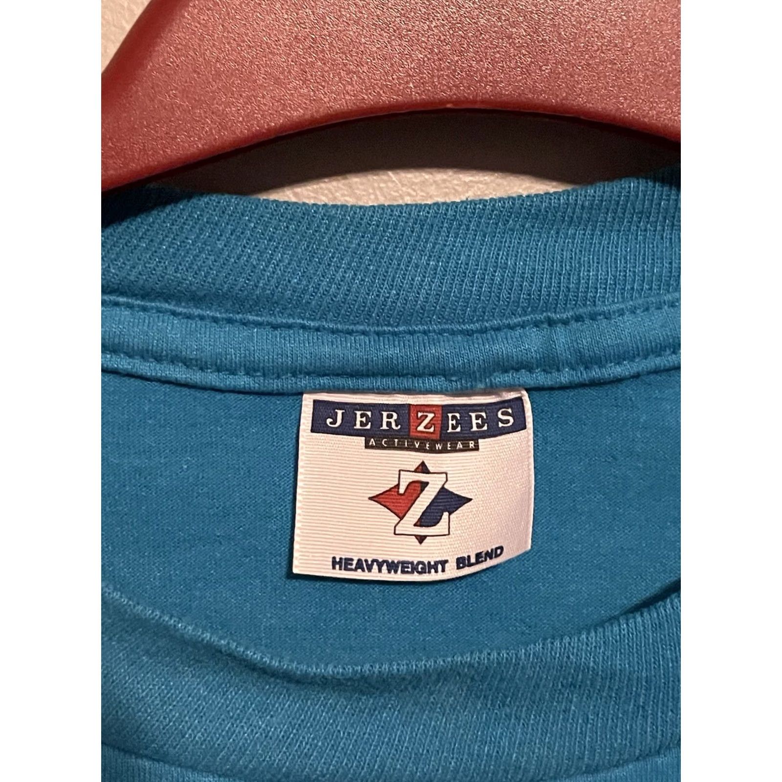 Jerzees VINTAGE United World Cultures Festival Blue Art T-Shirt Mens XL White 90s Retro Vintage Jerzees Crew Neck Short Sleeve Cotton B443 Size US XL / EU 56 / 4 - 2 Thumbnail