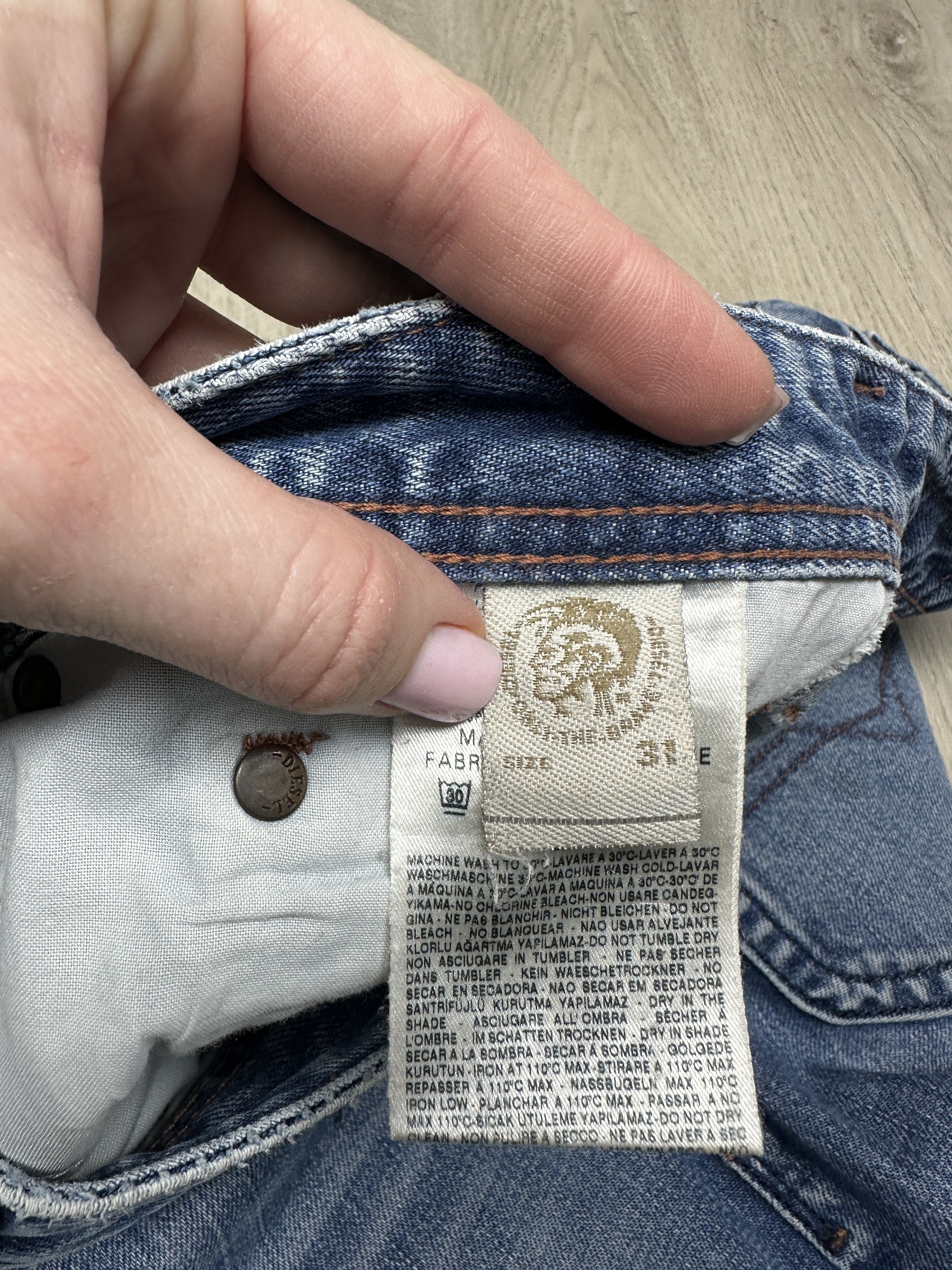 Diesel Diesel Mens Thanaz Denim Pants Jeans Size US 31 - 8 Thumbnail