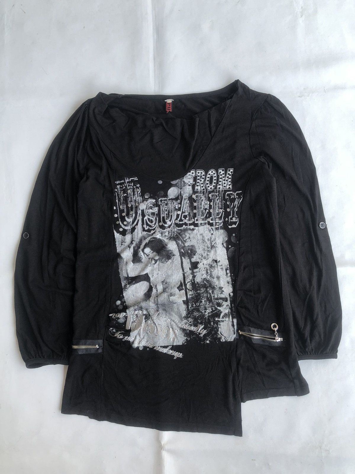 If Six Was Nine Japanese Gothic Poem From Usually Hysteric Style Size US L / EU 52-54 / 3 - 1 Thumbnail