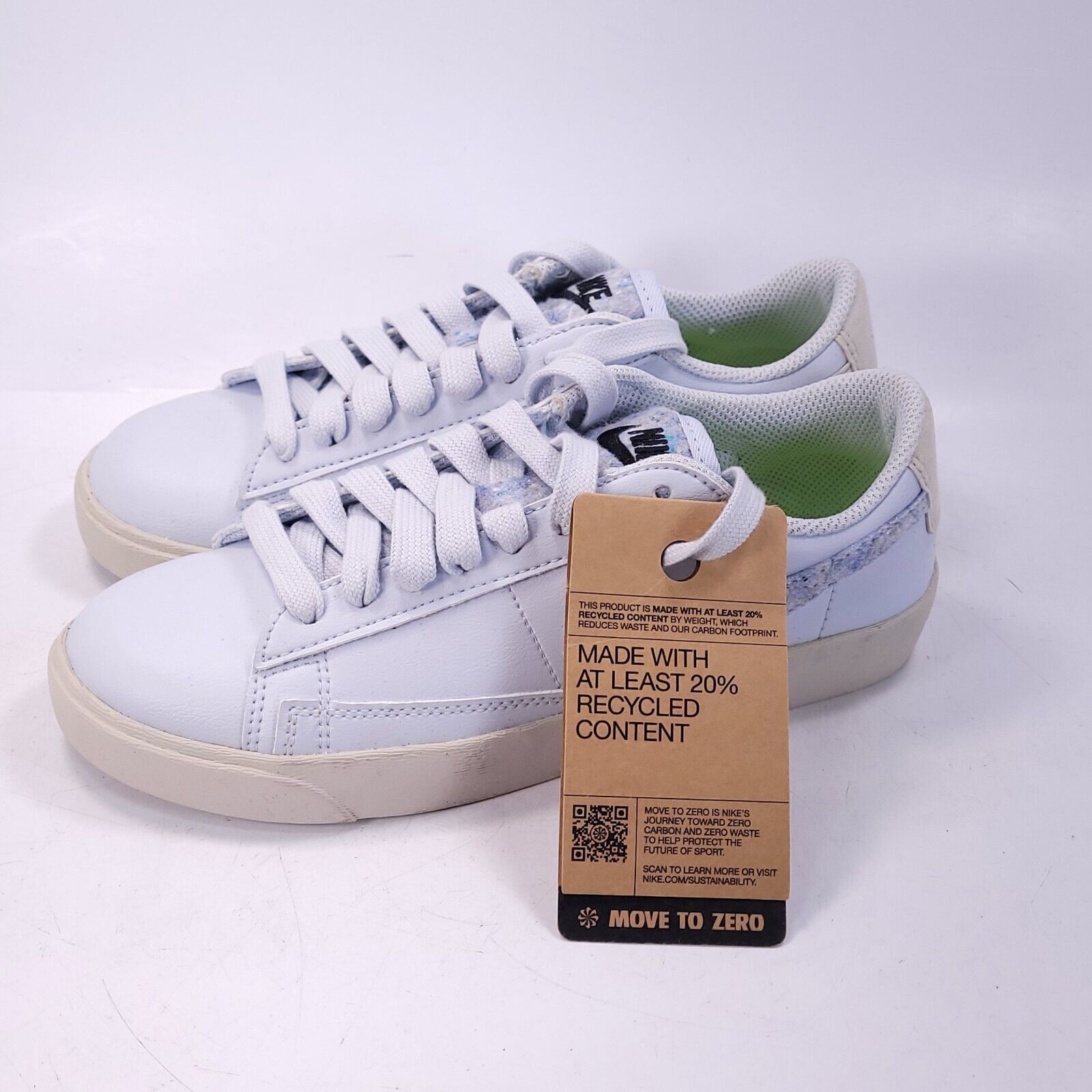 Nike Nike Blazer Low SE Shoe Womens Size 5.5 DA4934-400 Blue Size US 5.5 / IT 35.5 - 1 Thumbnail
