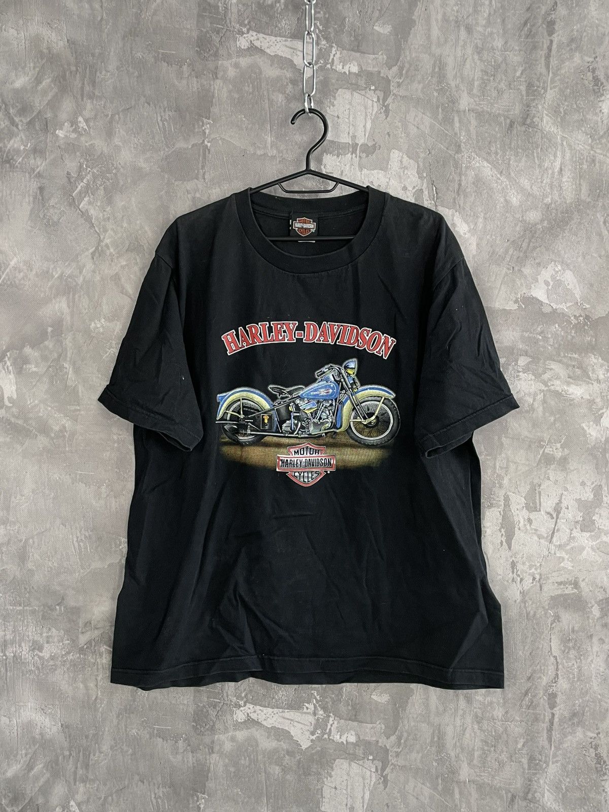 Other 90s Harley Davidson Overprint Biker Vintage T-shirt Size US XL / EU 56 / 4 - 1 Thumbnail