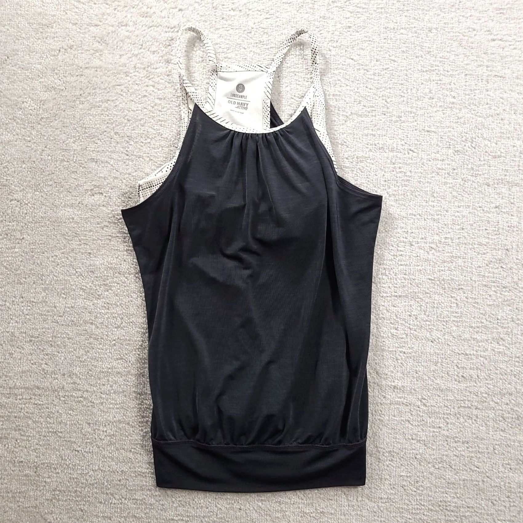 Old Navy Old Navy Active Racerback Sport Bra Tank Top Shirt Gray Womens XS Size XS / US 0-2 / IT 36-38 - 2 Thumbnail