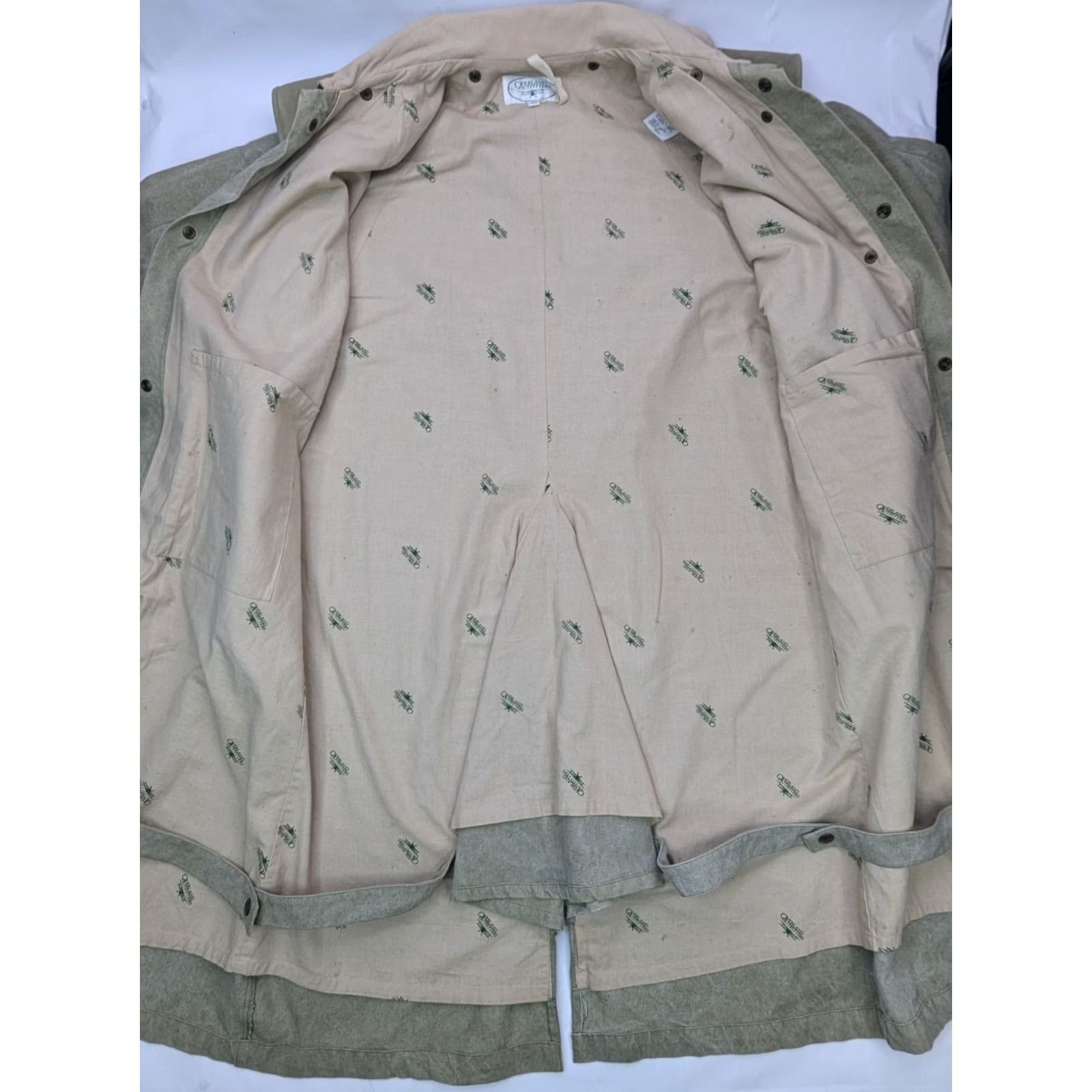 Vintage VTG Overland Outfitters Walkabout Adventure Duster Jacket Mens M Khaki Canvas Coat Size US M / EU 48-50 / 2 - 6 Thumbnail