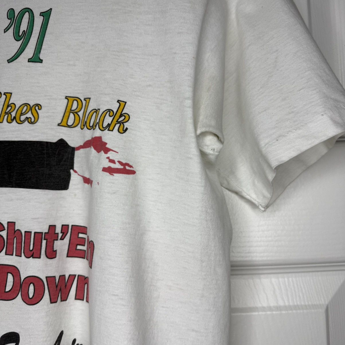 Vintage Vintage Single Stitch Public Enemy Apocalypse Sz S Size US S / EU 44-46 / 1 - 3 Thumbnail