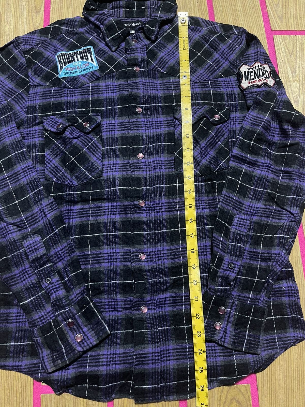 semanticdesign Y2K SEMANTIC DESIGN long sleeve shirt with checkered motif Size US L / EU 52-54 / 3 - 8 Thumbnail
