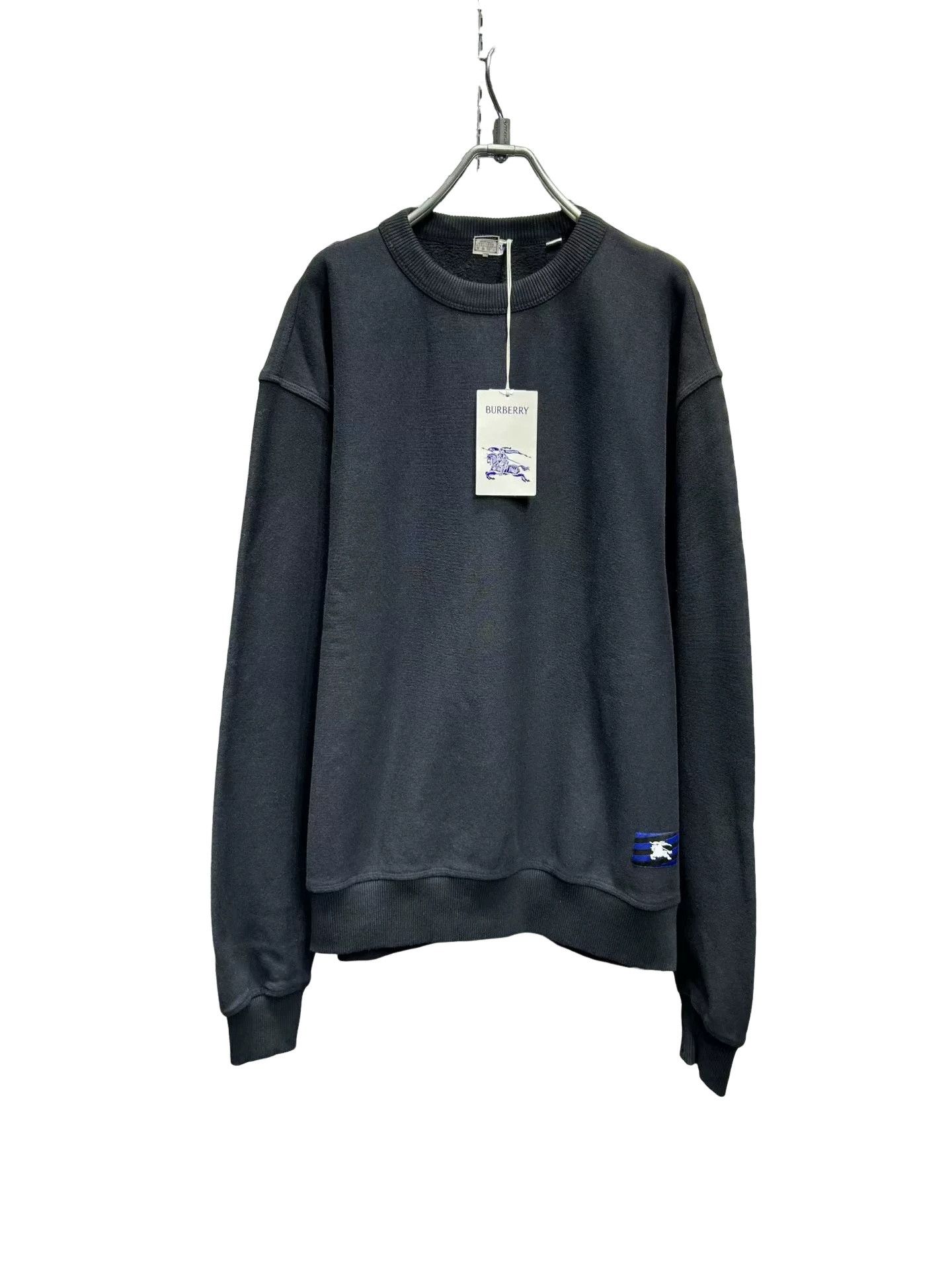 Burberry Burberry Blue Patch Knight Logo Sweatshirt L Size US L / EU 52-54 / 3 - 1 Thumbnail