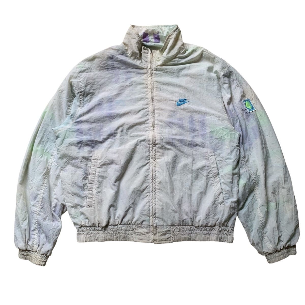 Nike Vintage 90's NIKE EEL nylon reversible windbreaker jacket Size US XL / EU 56 / 4 - 7 Thumbnail