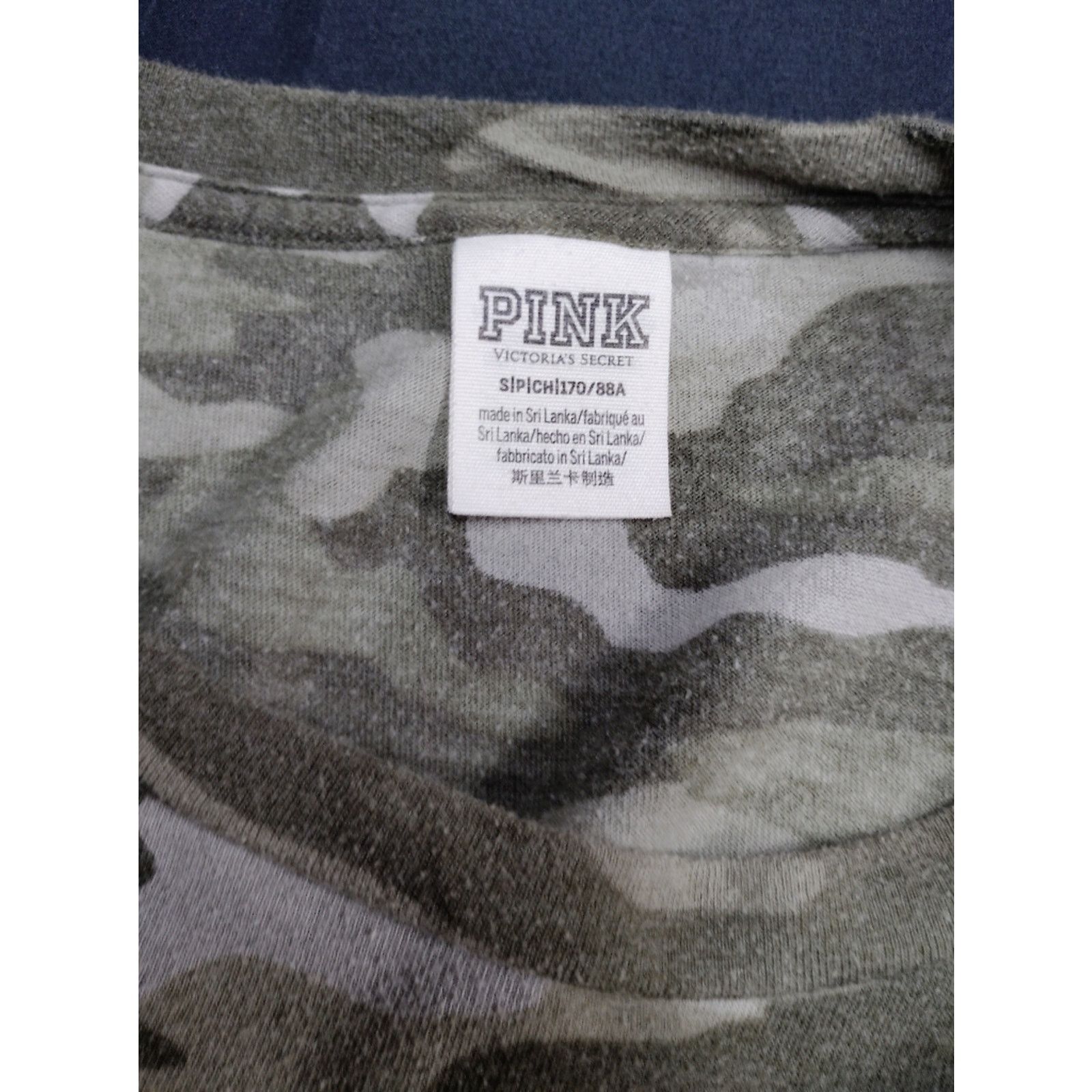 Pink PINK Victoria's Secret Olive & White Camo Tee Size S / US 4 / IT 40 - 3 Thumbnail