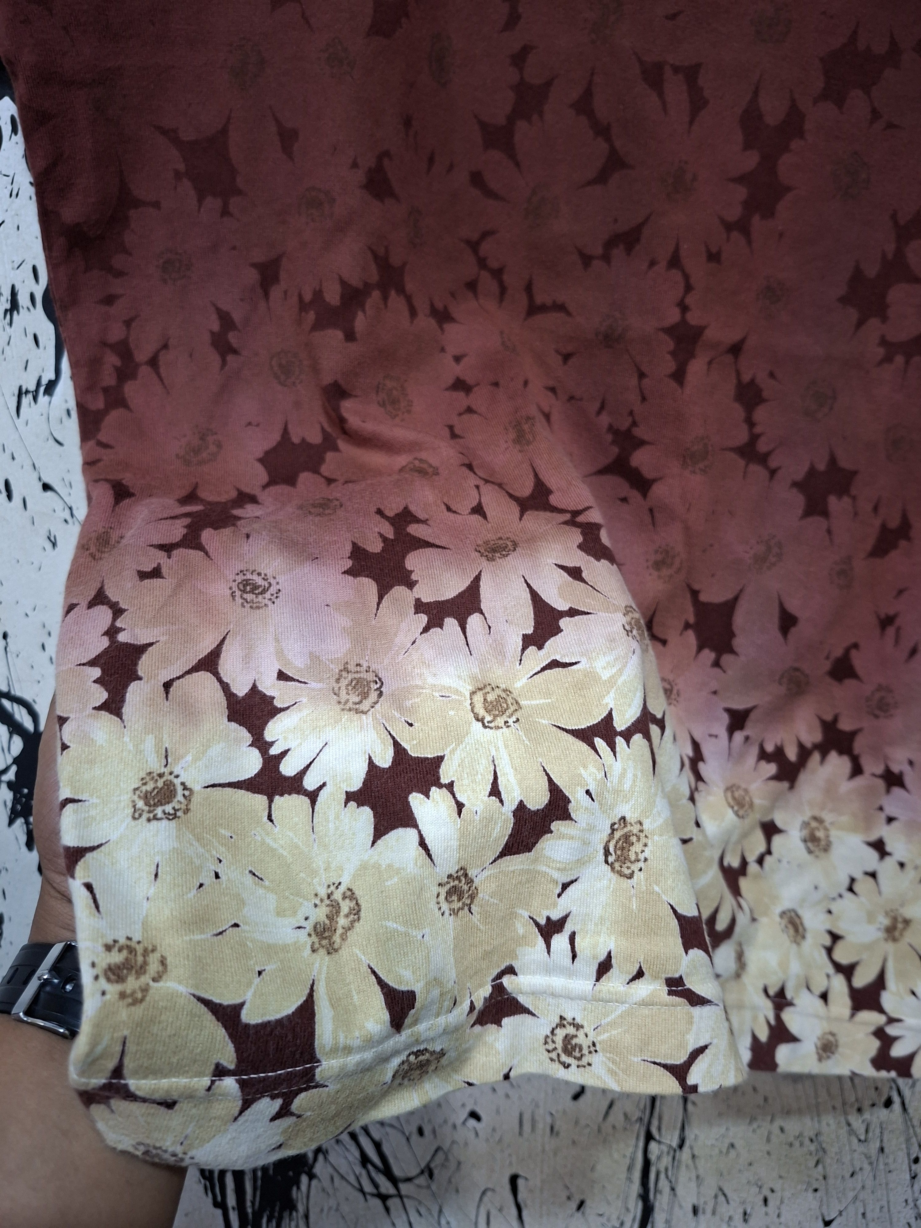 Issey Miyake ISSEY MIYAKE MEN FLOWERS PATTERN T-SHIRT Size US M / EU 48-50 / 2 - 4 Thumbnail
