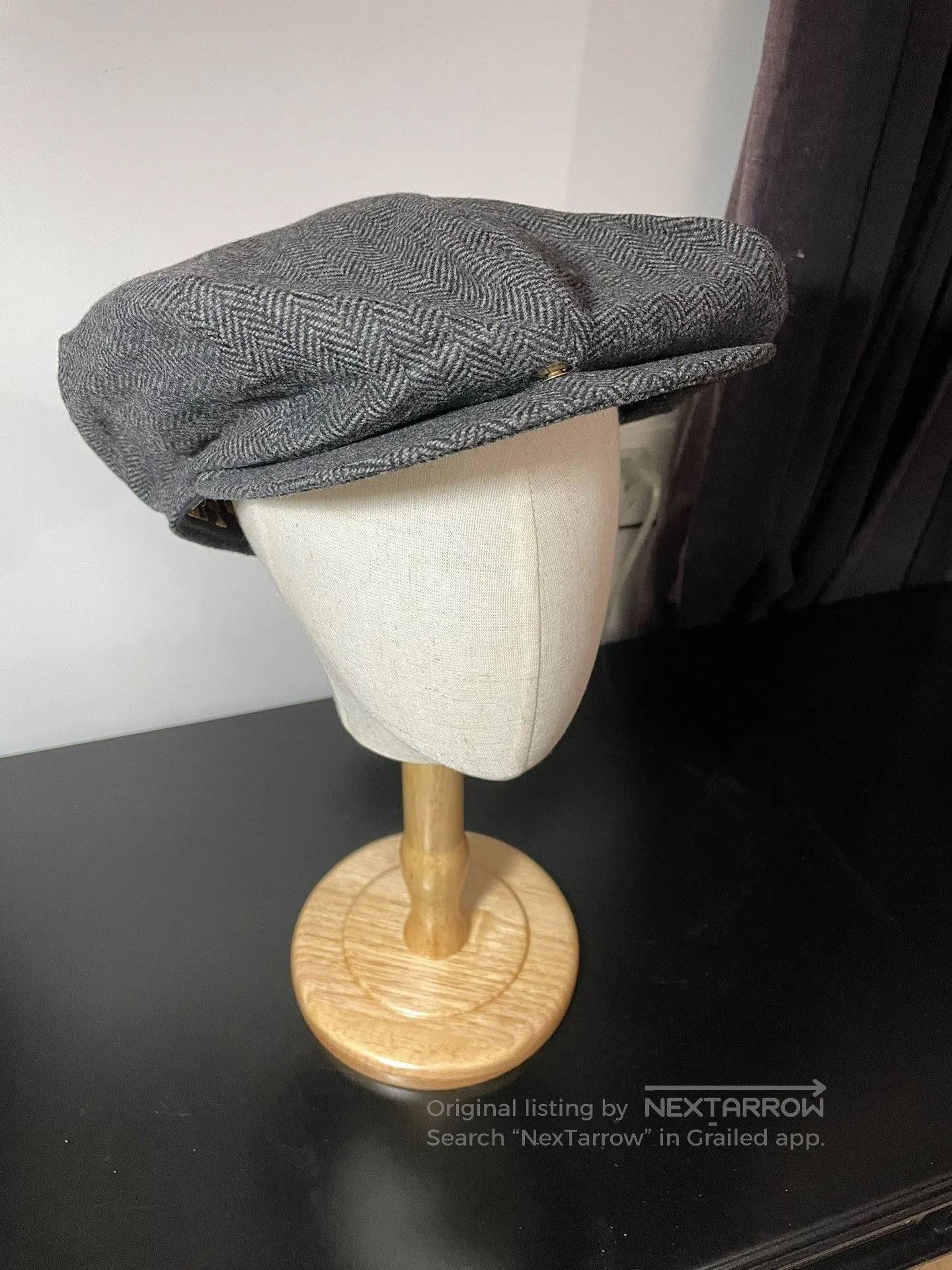 Orgueil Orgueil Gray Wool Vintage Newsboy Cap. Size ONE SIZE - 5 Thumbnail