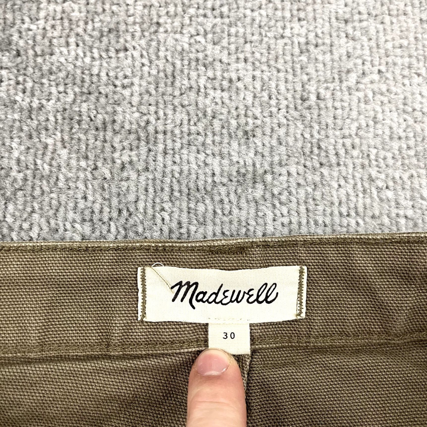 Madewell MADEWELL Pants Women Size 30 Brown Emmett Wide Leg Cropped 25" High Rise Cotton Size 30" / US 8 / IT 44 - 2 Thumbnail
