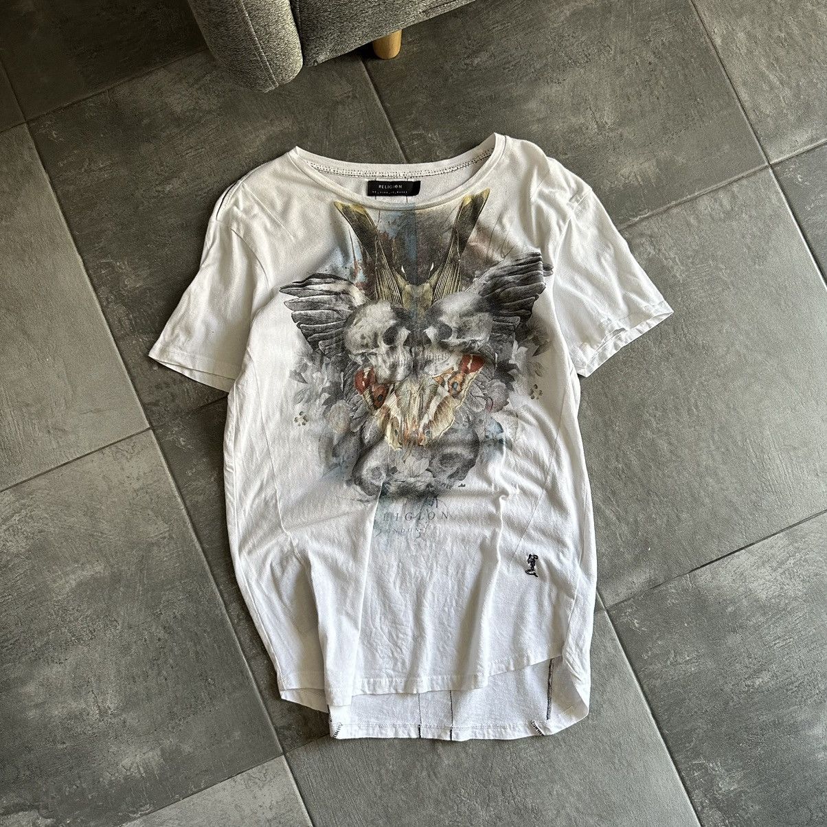 Band Tees × Vintage Vintage Japanese Style Religion T-shirts Band Tee Skeleton Size US M / EU 48-50 / 2 - 1 Thumbnail