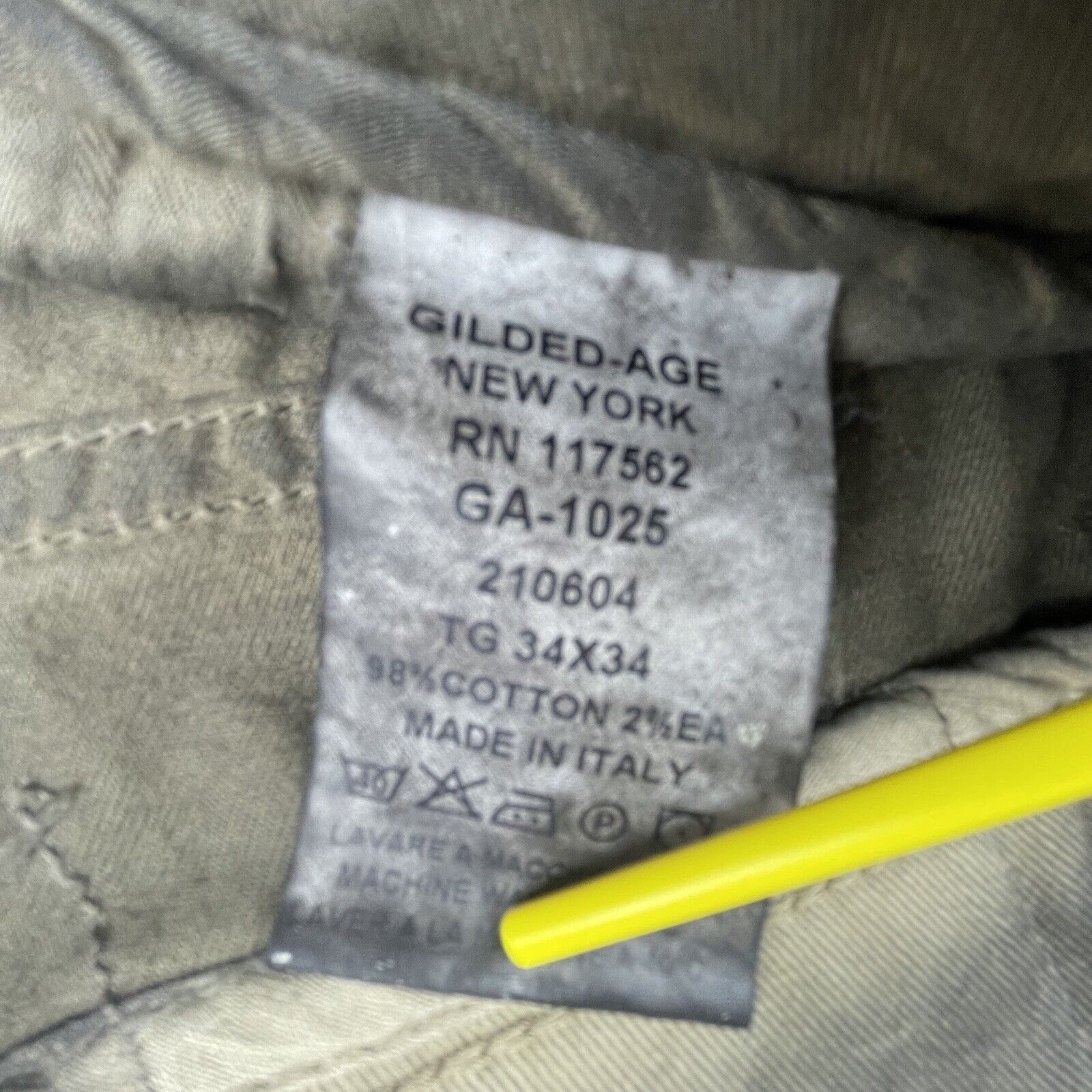 Gilded Age Gilded Age Jeans Mens 34 Smokey Grunge Baggy Straight Size US 34 / EU 50 - 9 Thumbnail