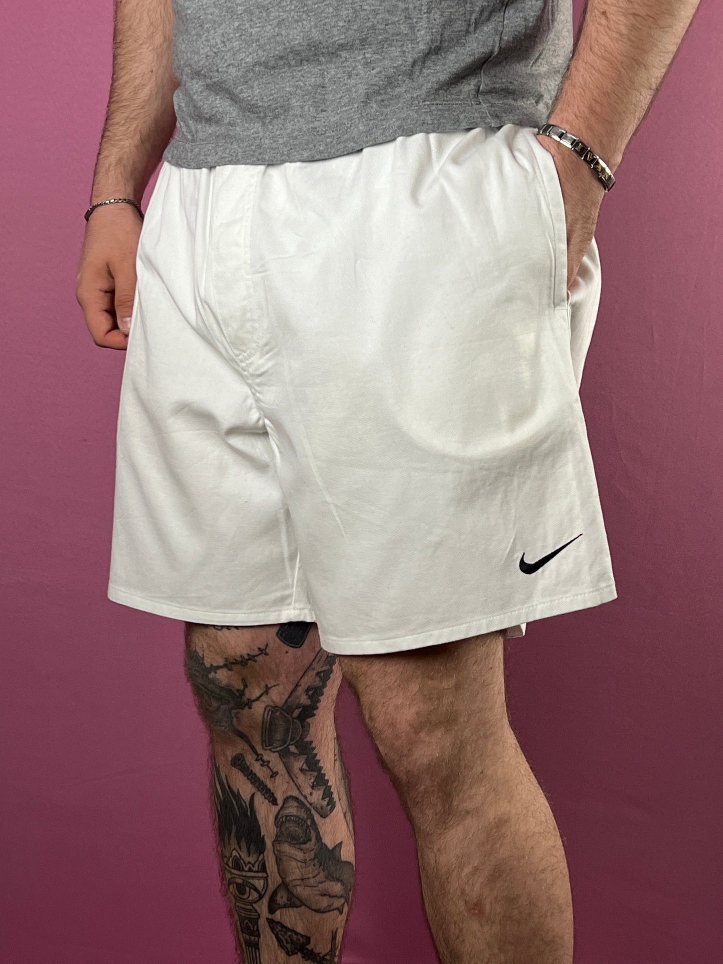 Nike × Vintage 90s Nike Vintage Men's Sport Shorts - L Size US 34 / EU 50 - 1 Thumbnail