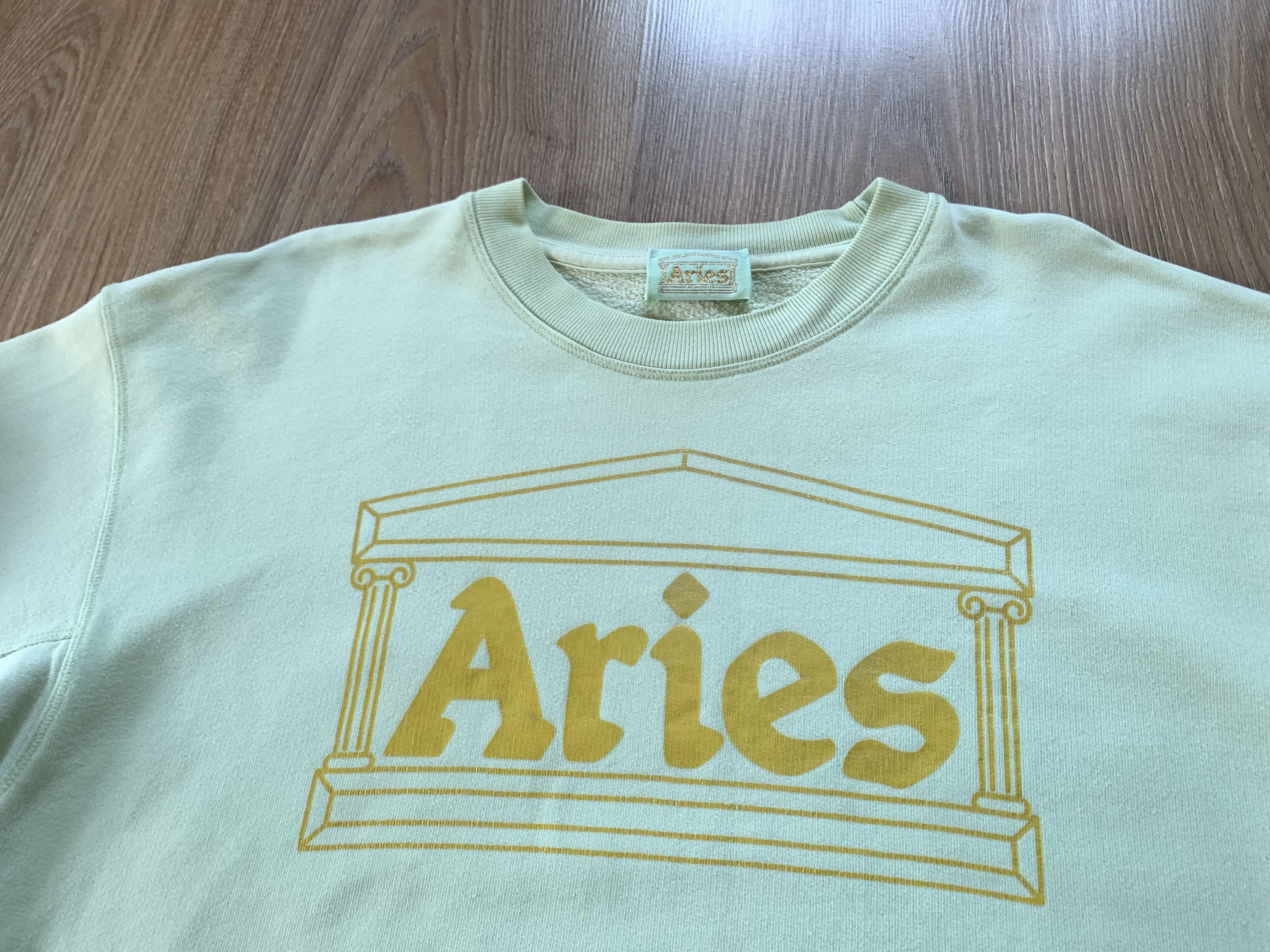Aries Aries White Temple Logo Crewneck Sweatshirt Size S / US 4 / IT 40 - 6 Thumbnail
