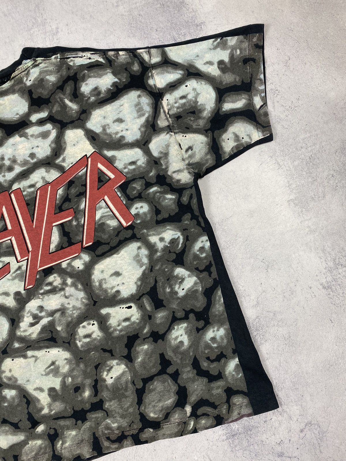 Slayer × Vintage Slayer Divine Intervention 1995 Very Rare Vintage Tee Size US XL / EU 56 / 4 - 17 Thumbnail