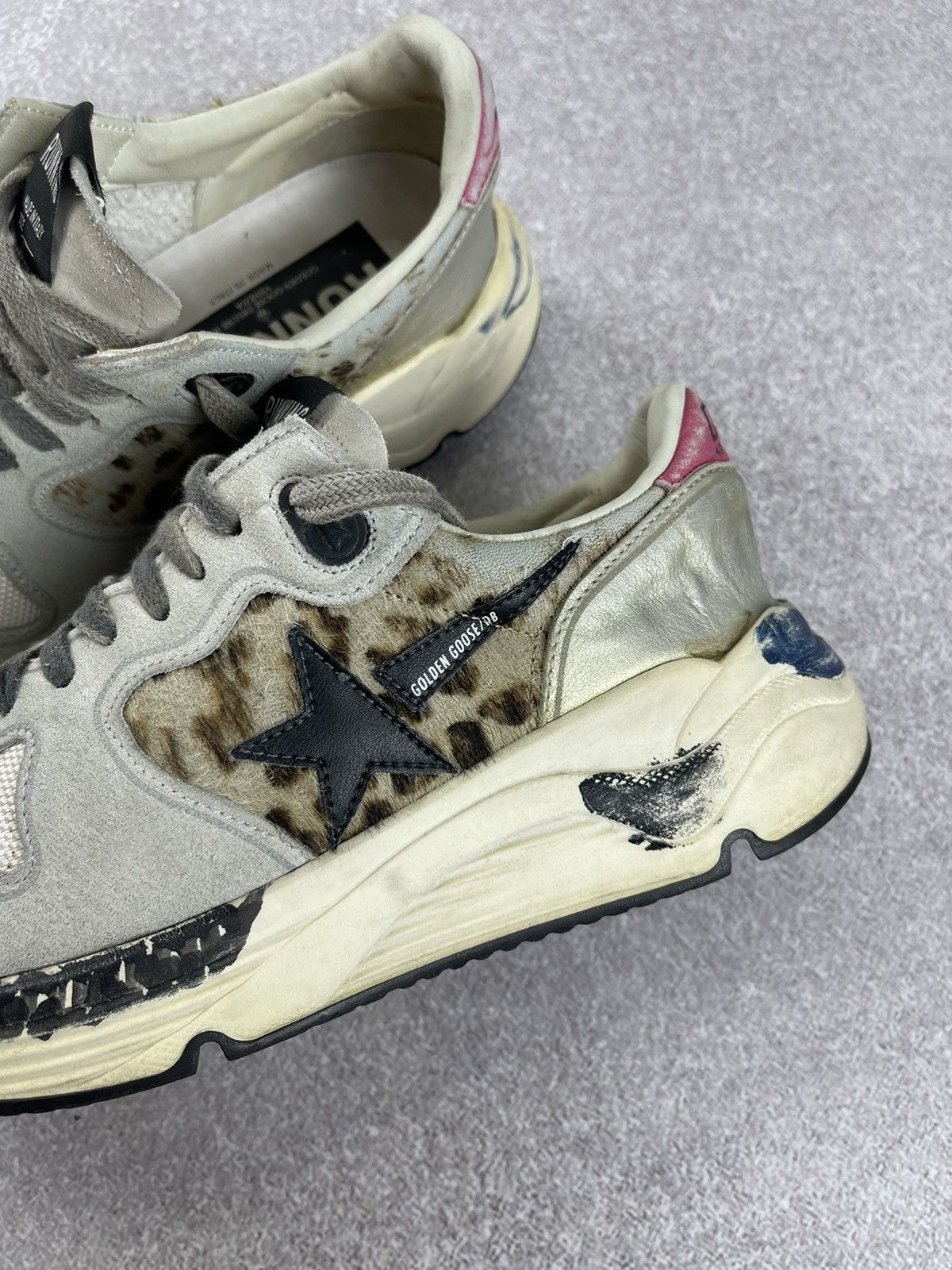 Golden Goose Golden Goose Leopard Print Running Sneakers Size 38 Size US 8 / IT 38 - 2 Thumbnail