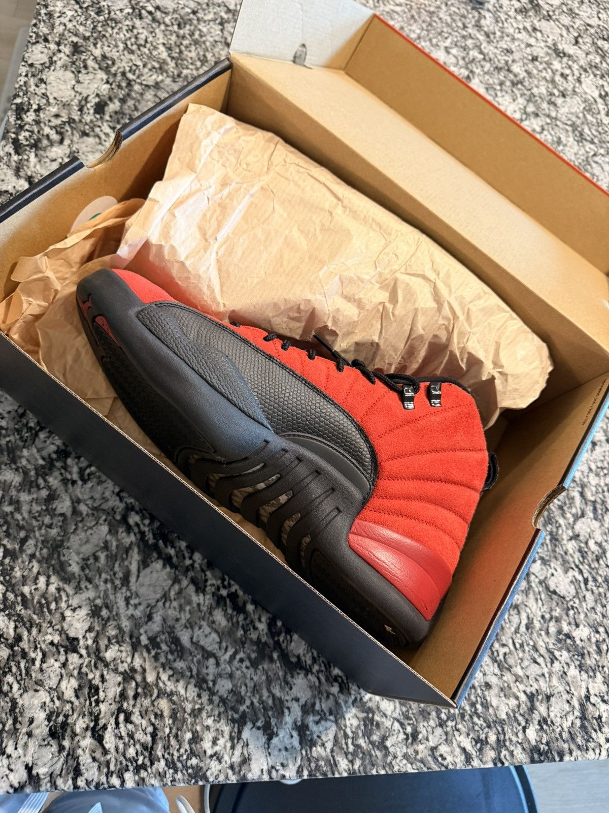 Jordan Brand Jordan 12 Retro "Reverse Flu Game" Size US 12 / EU 45 - 2 Thumbnail