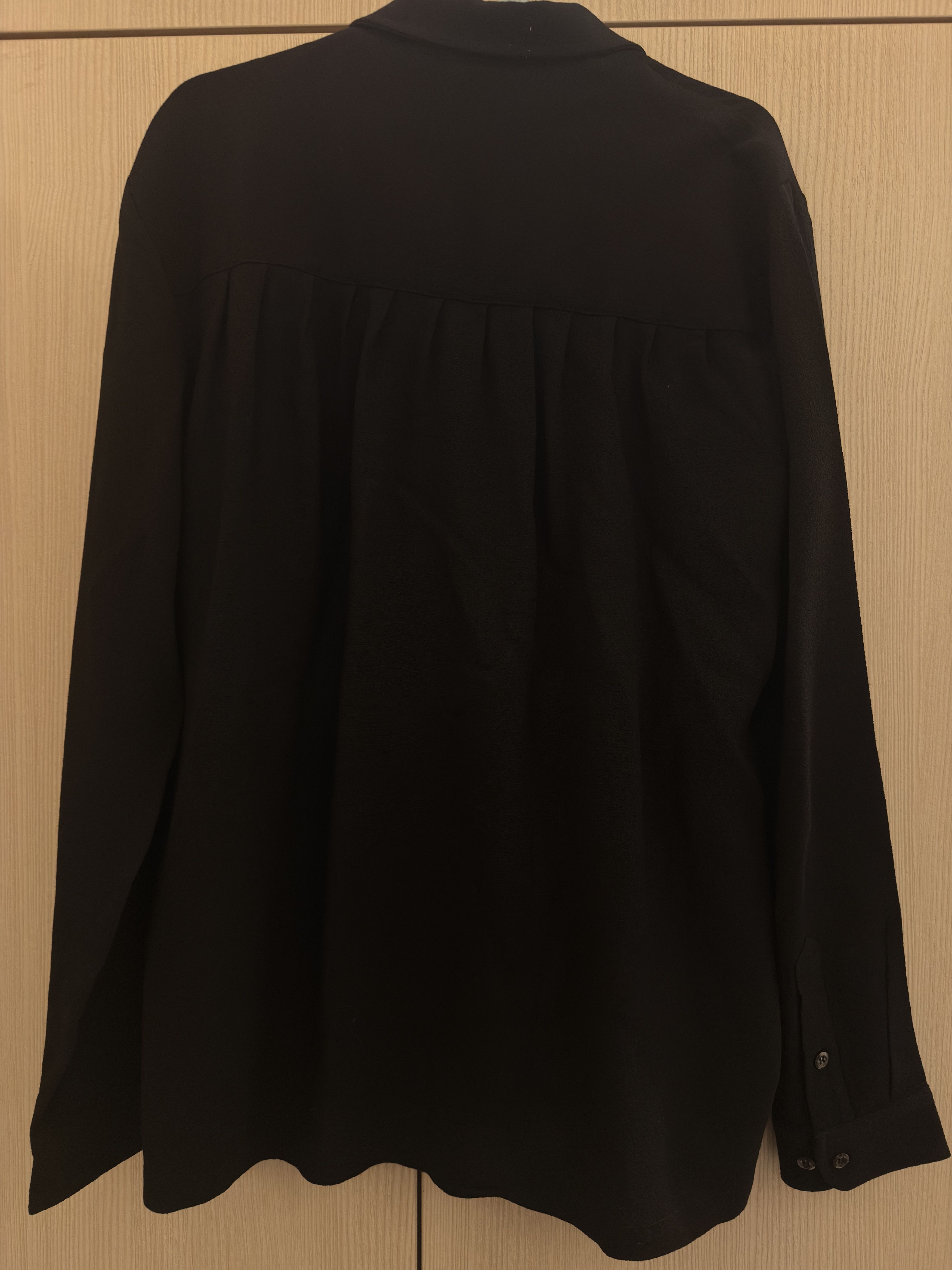 Sefr Black wool blend shirt Size US M / EU 48-50 / 2 - 2 Thumbnail