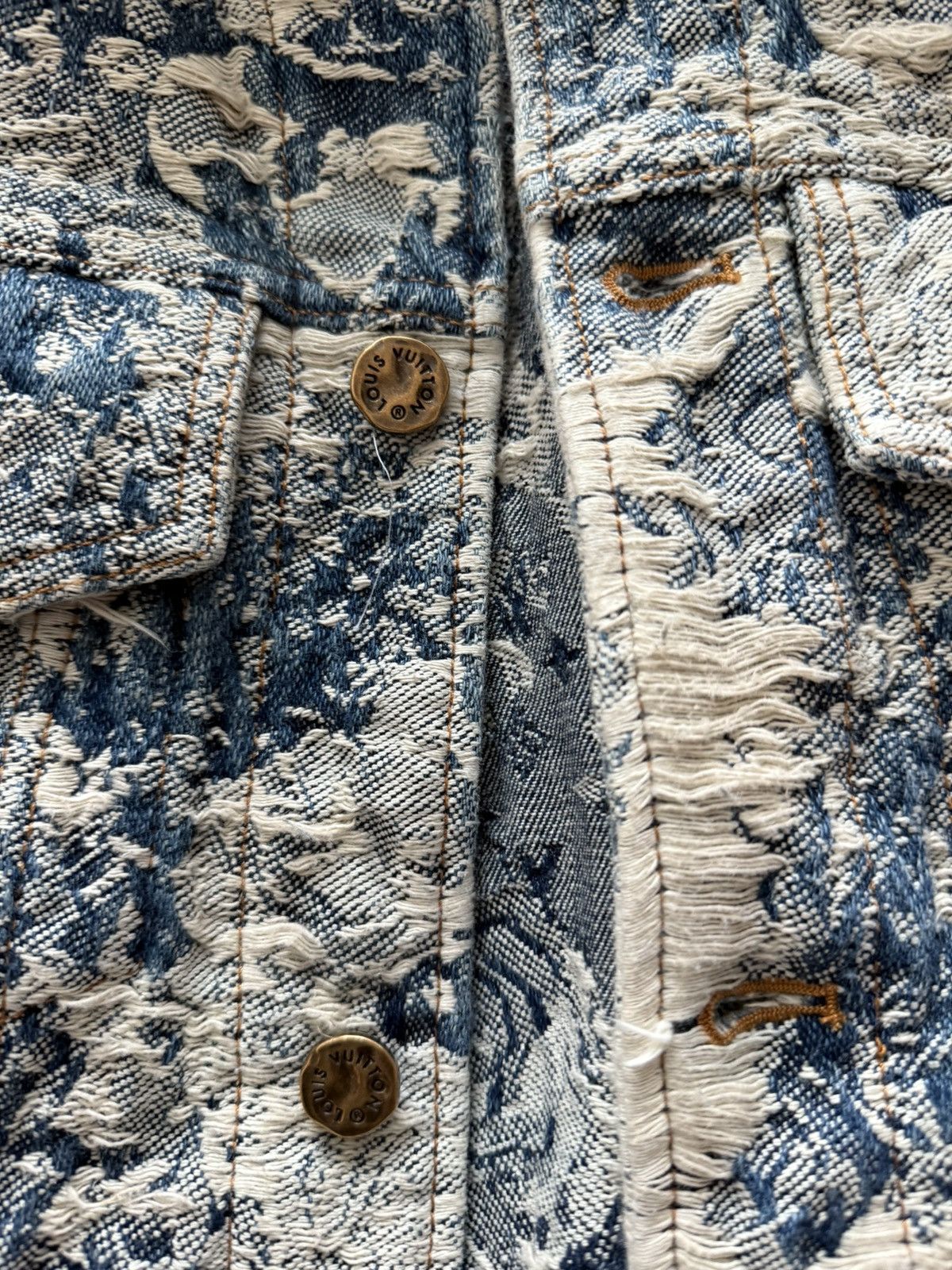 Louis Vuitton Virgil Abloh Tapestry Denim Jacket Louis Vuitton Size US S / EU 44-46 / 1 - 5 Thumbnail