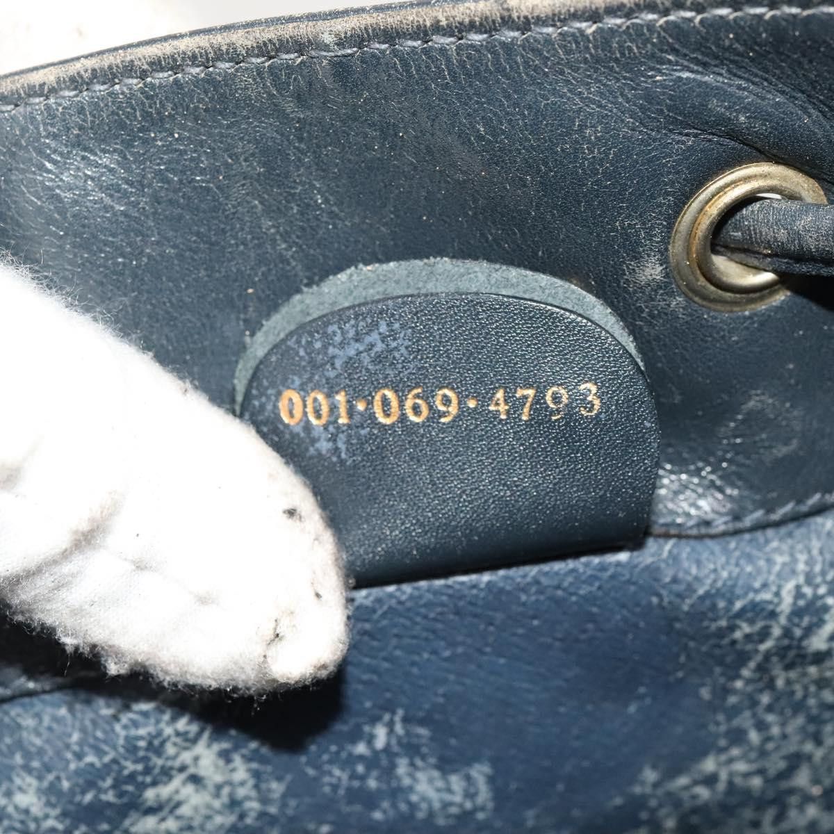 Gucci GUCCI Micro GG Supreme Sherry Line Shoulder Bag Pvc Navy Size ONE SIZE - 19 Thumbnail