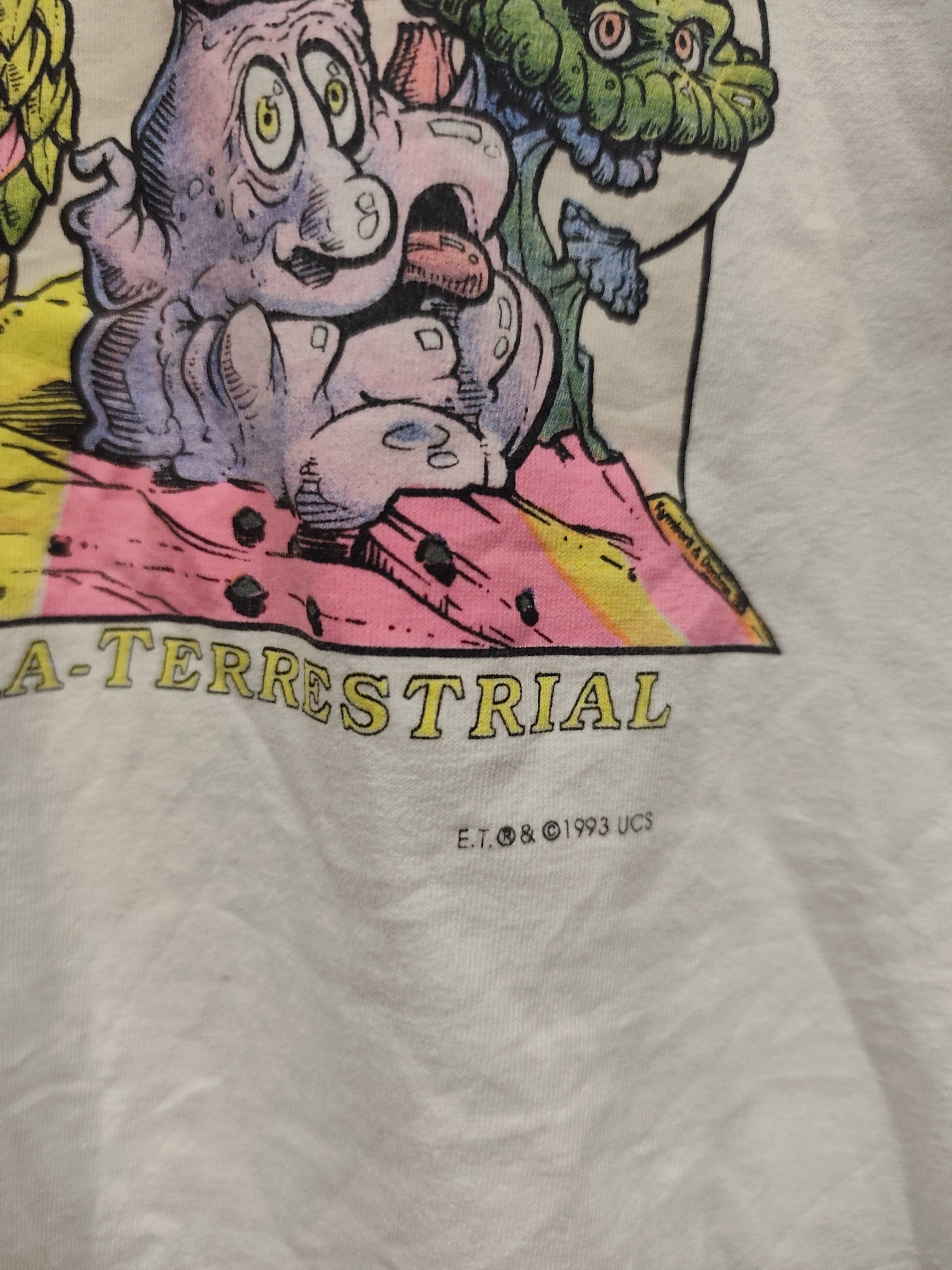 Vintage Vintage 90s T Shirt Movie E.T. the Extra-Terrestrial Size US M / EU 48-50 / 2 - 4 Thumbnail