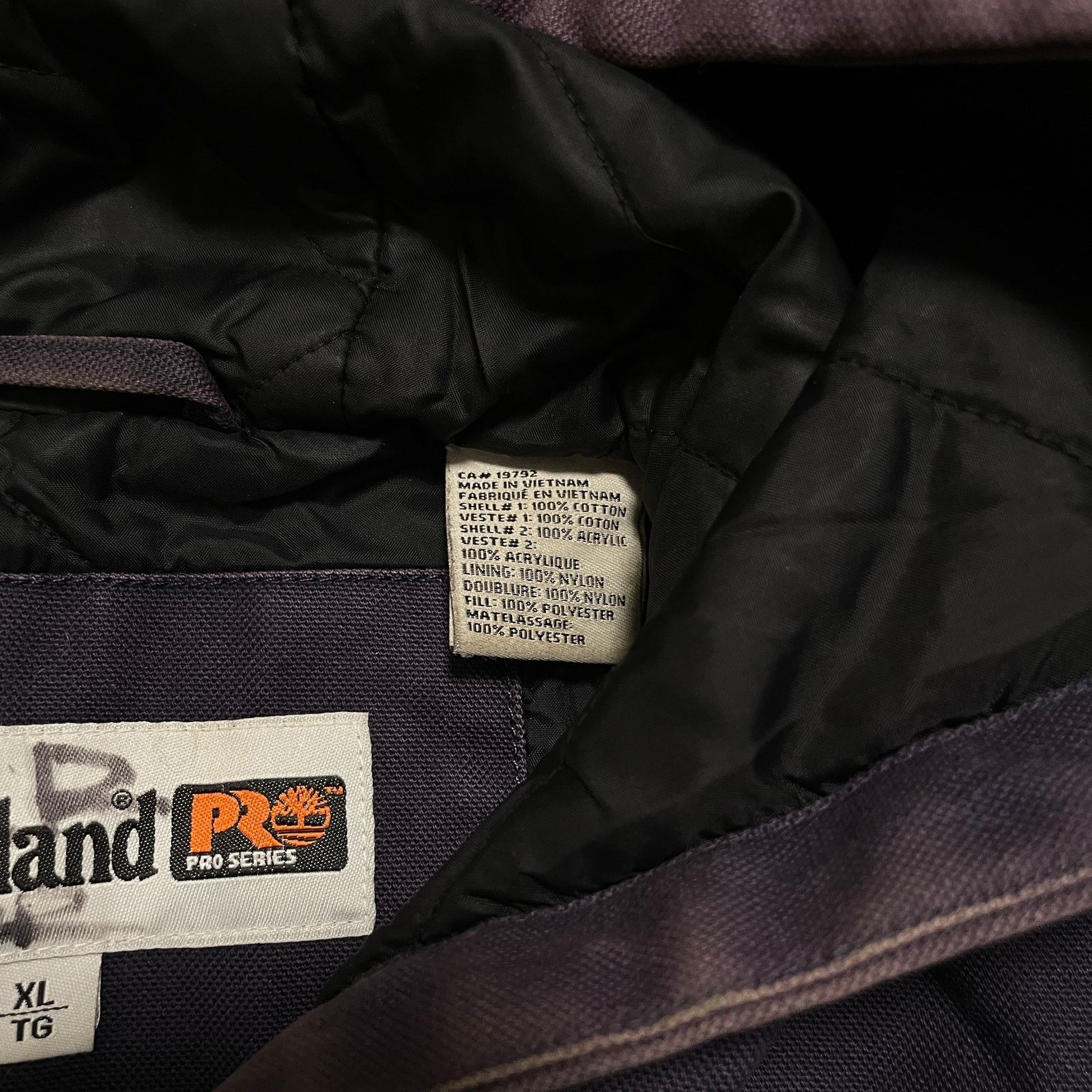 Timberland Timberland Gritman Pro Series Navy Full Zip Hooded Jacket XL Size US XL / EU 56 / 4 - 4 Thumbnail