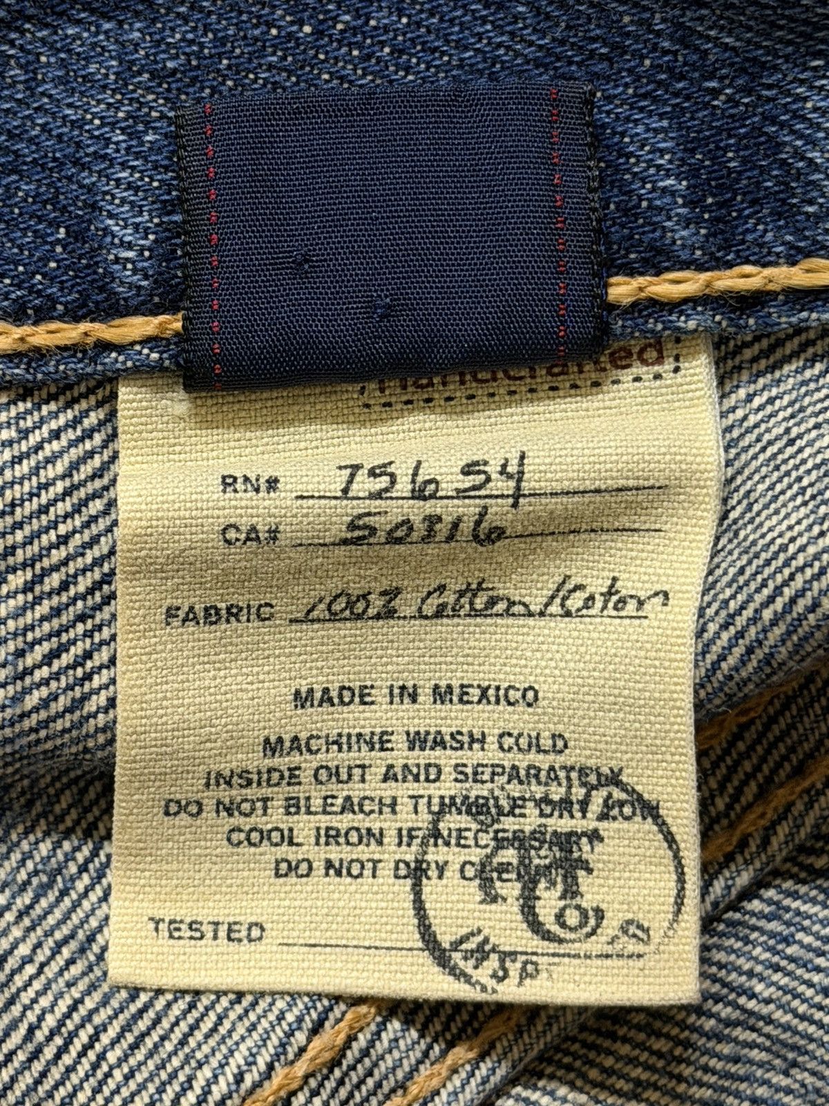 Abercrombie & Fitch Vintage 90s Abercrombie & Fitch Blue Faded Wash Wide Leg Size US 34 / EU 50 - 8 Thumbnail